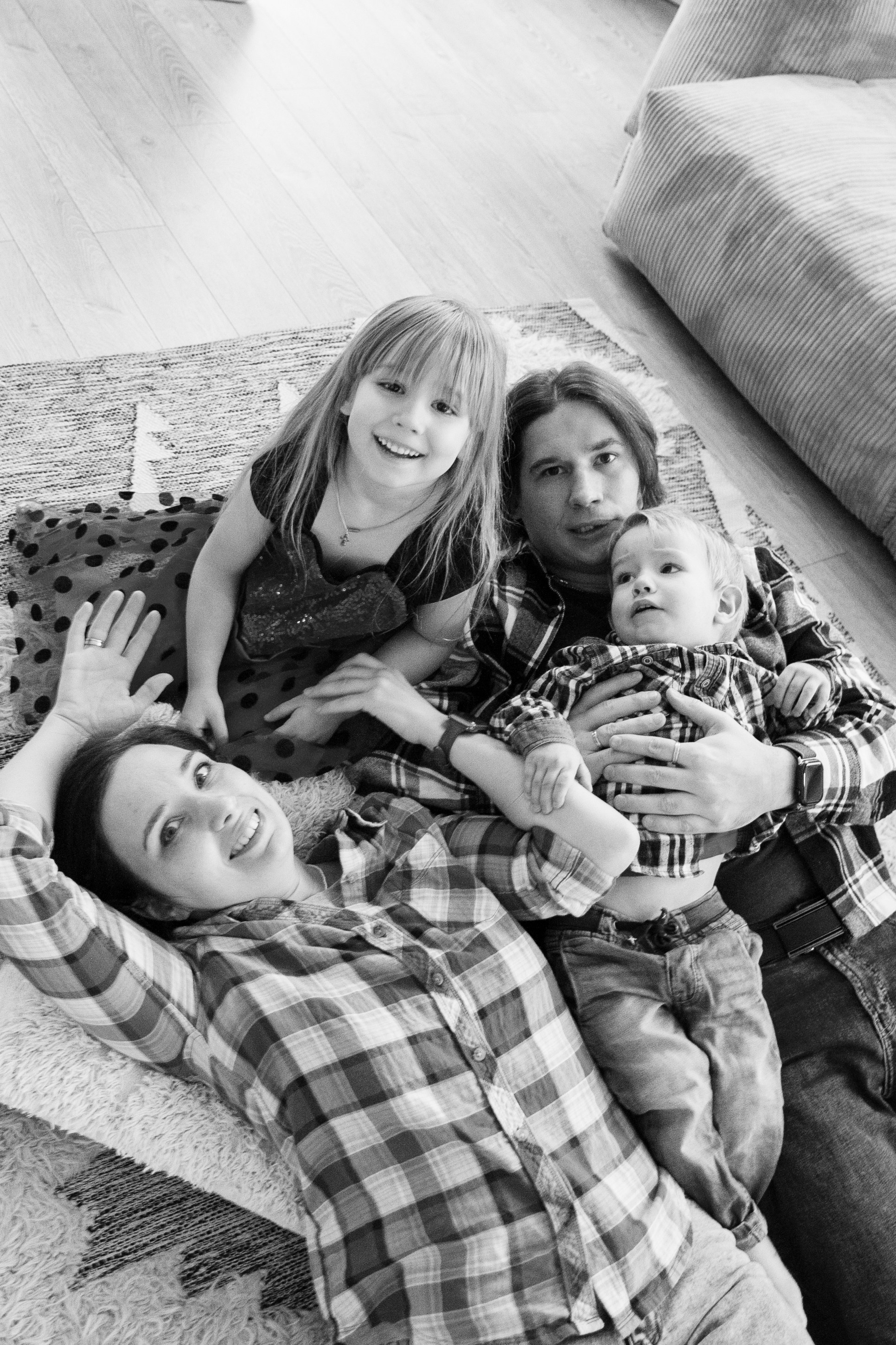 Семейная съемки для Юли и Жени. Портретная фотография в Москве