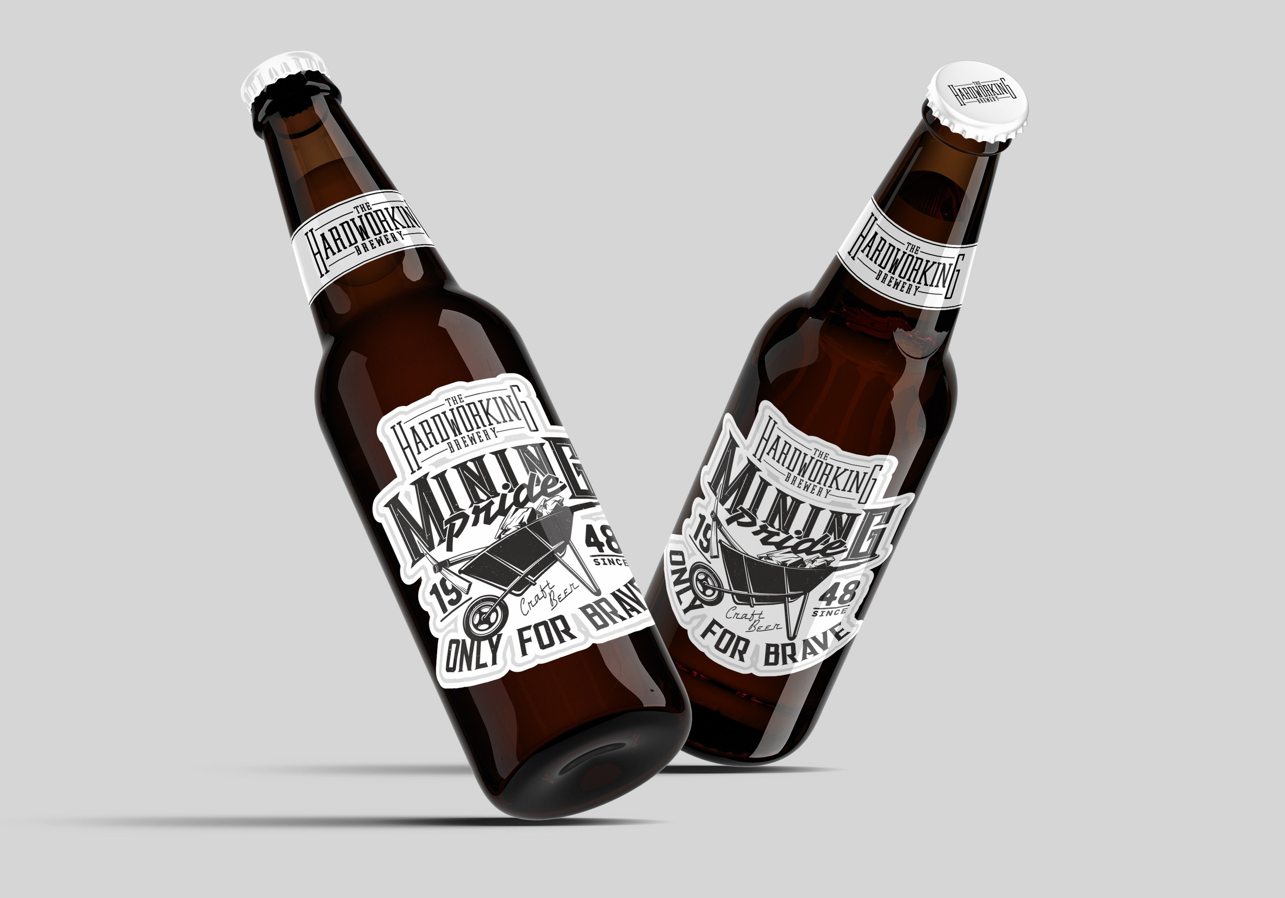 Пивоварня HARDWORKING. MoshaDesign