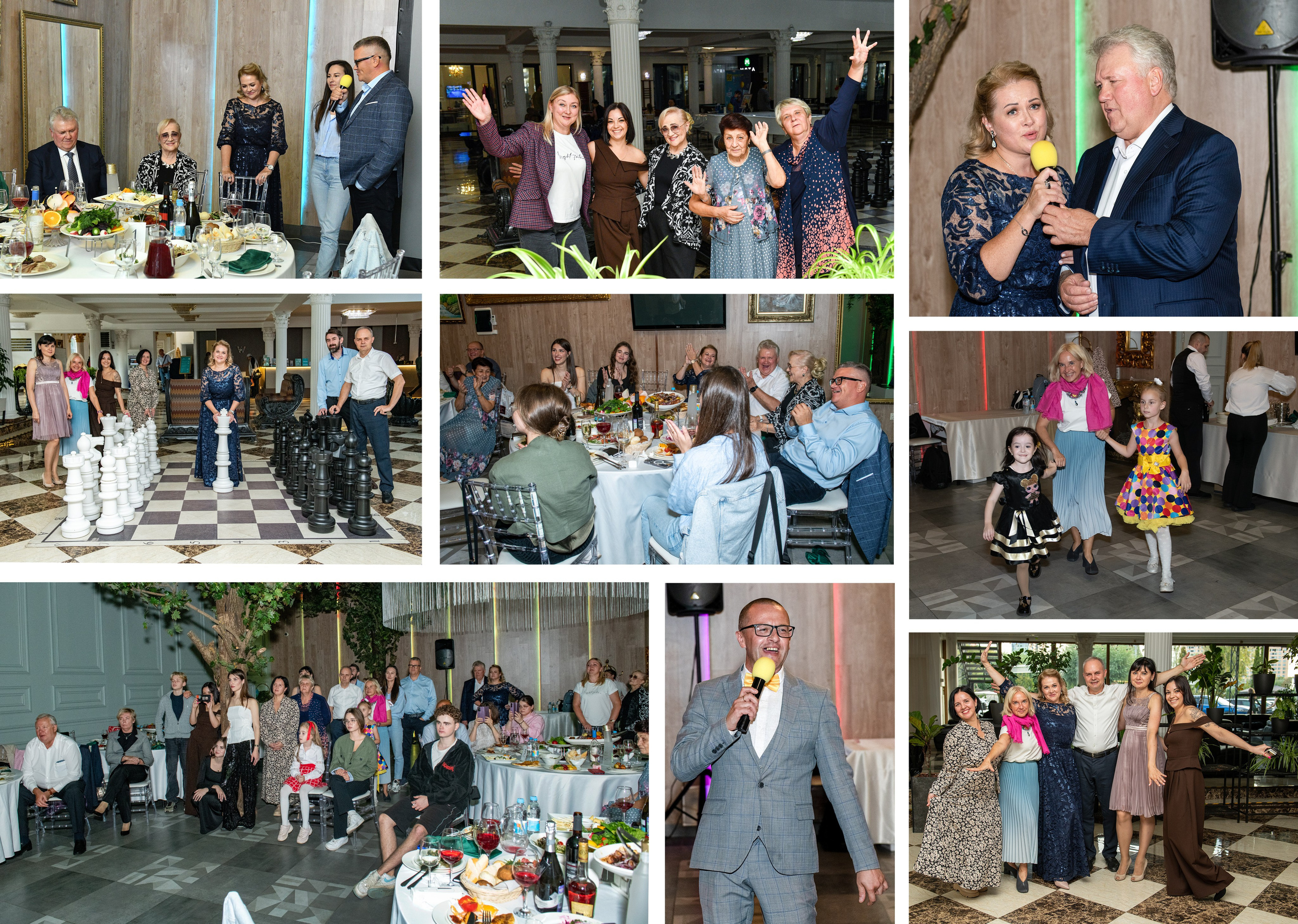 Альбом Юбилей Елены, 21×30см. 5разв, 10страниц, листы гибкие, плотные. Свадебный и портретный фотограф в Москве Галина Борисова