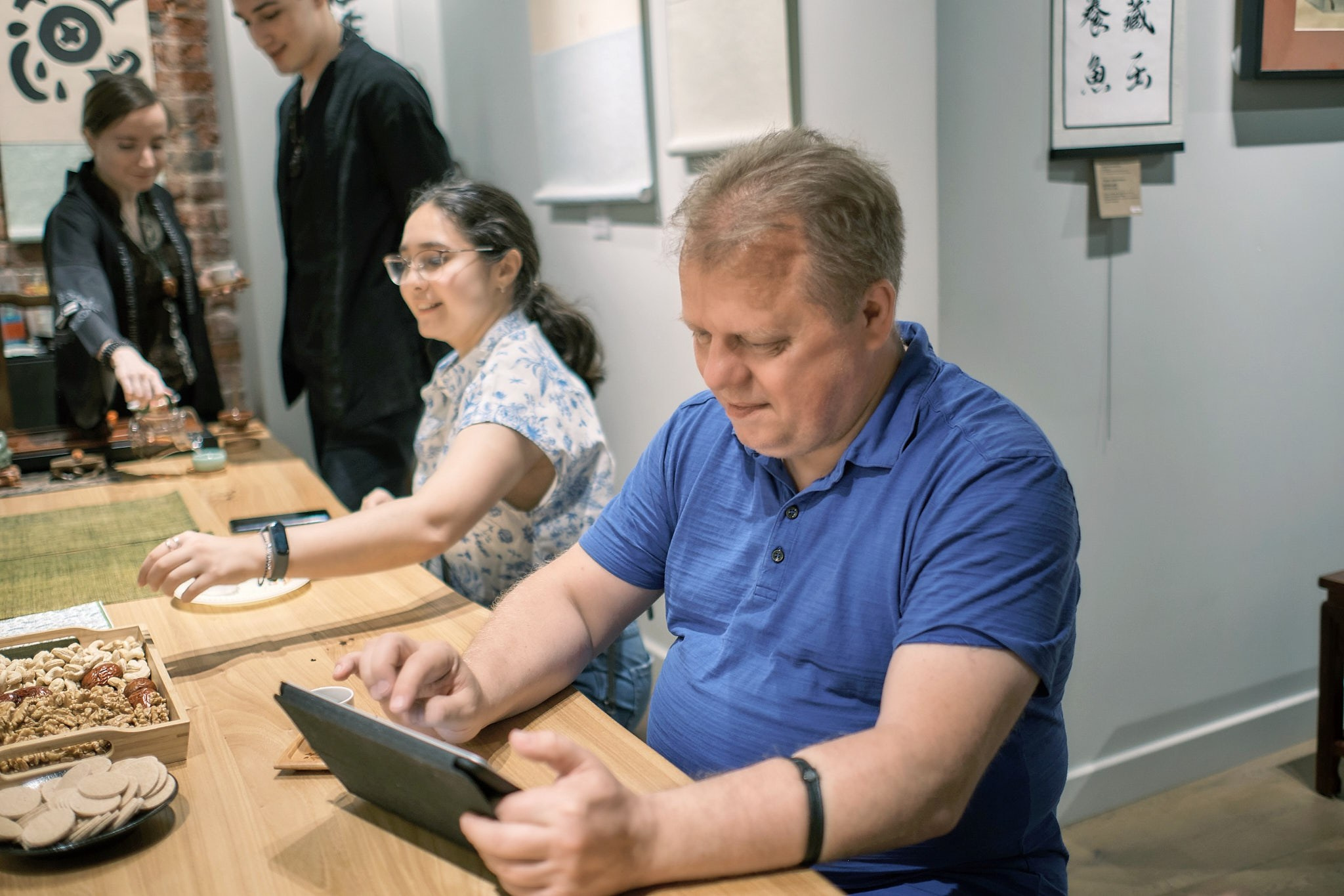 Выставка нефрит (чайная церемония). Организация фото/видео съемки, Москва