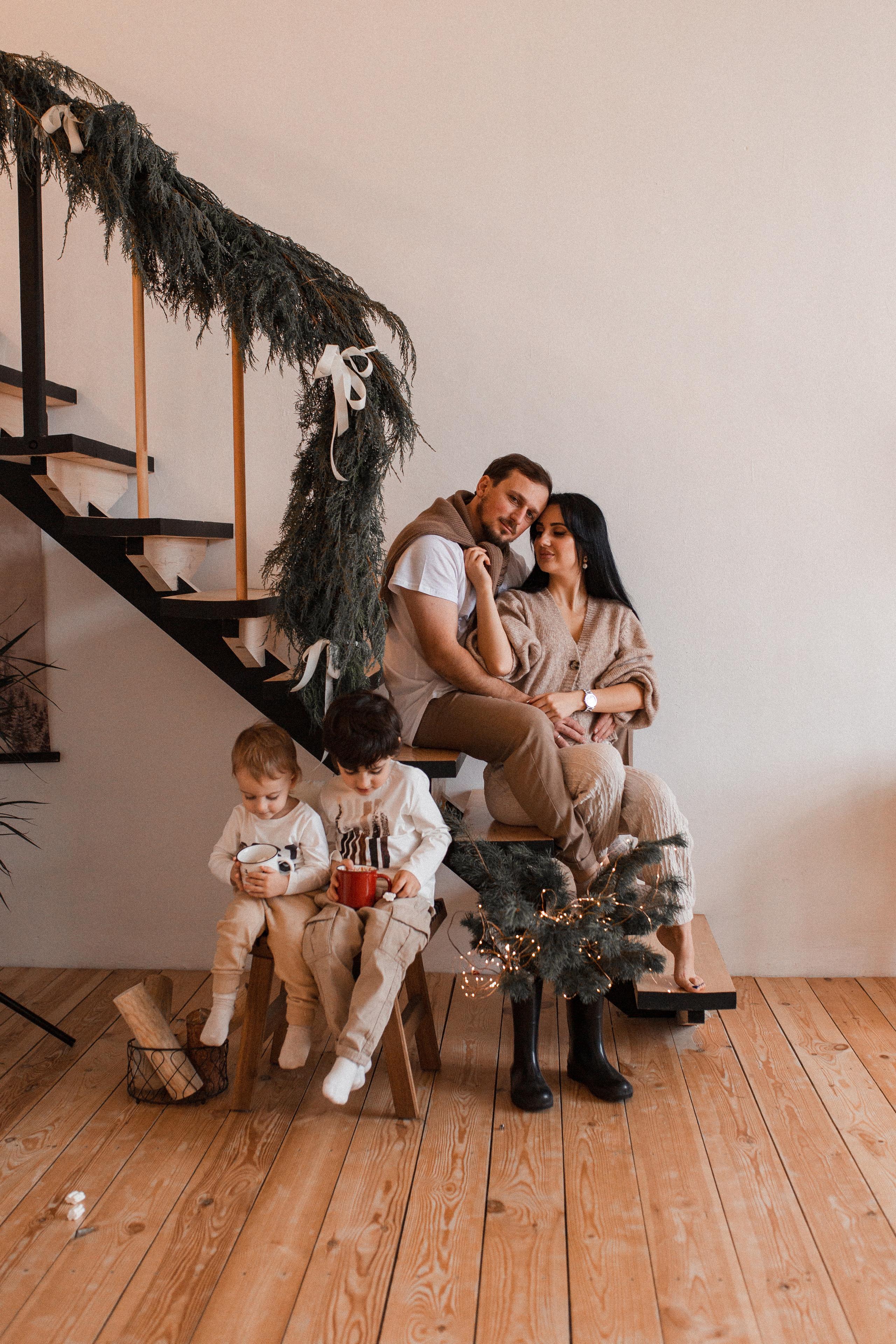 Новогодняя семейная съемка. Фотошкола | Фотограф в Краснодаре Марина Туник