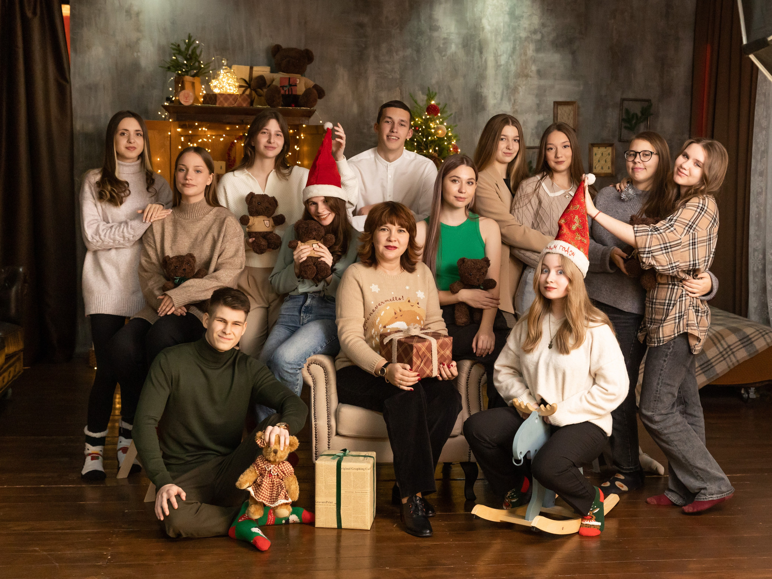 Новогодняя фотосессия 11Б. Семейный, детский, школьный фотограф в Благовещенске Яна Белоусова