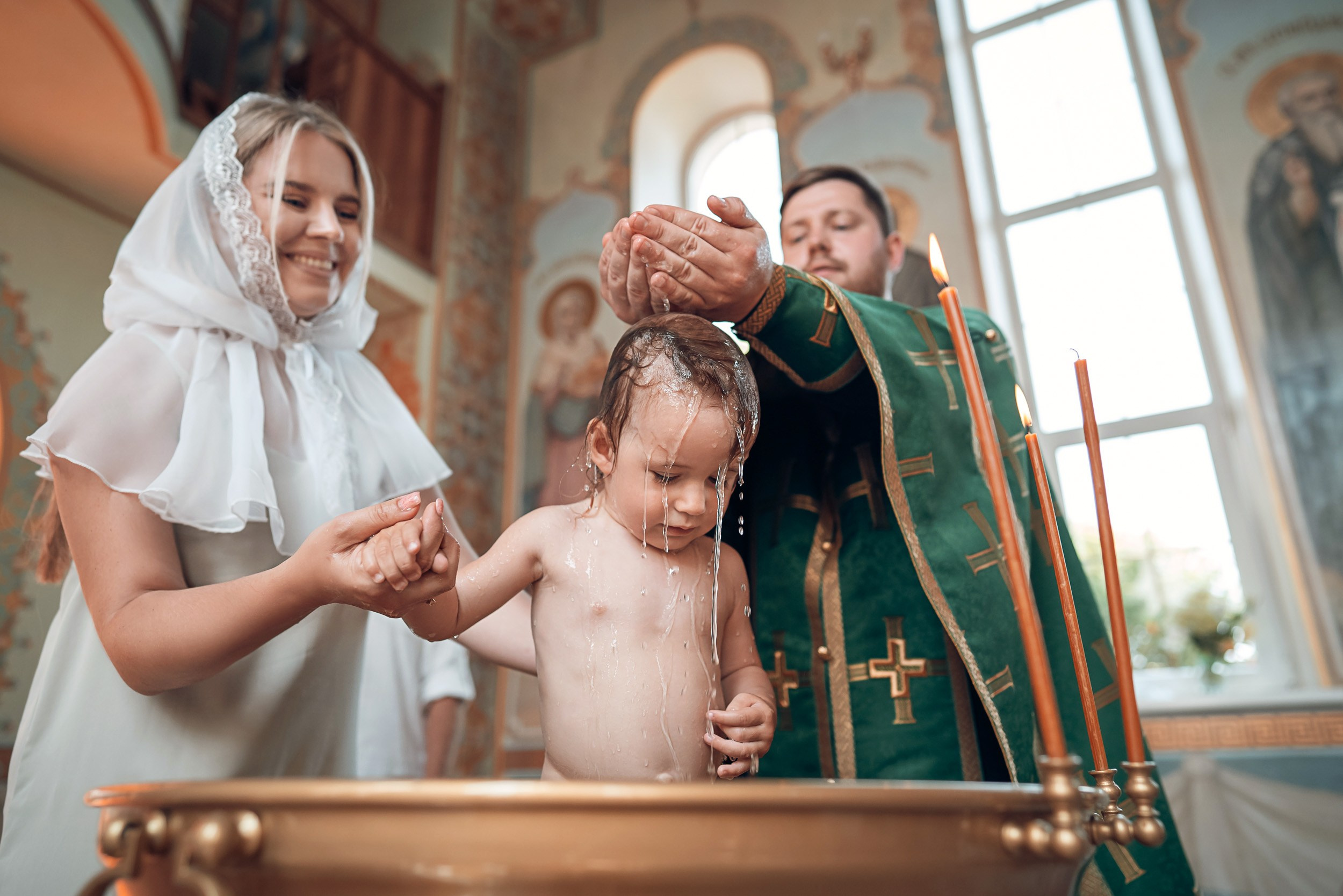 Крещение в храме ап.Андрея Первозванного г. Севастополь. Церковный фотограф Севастополь