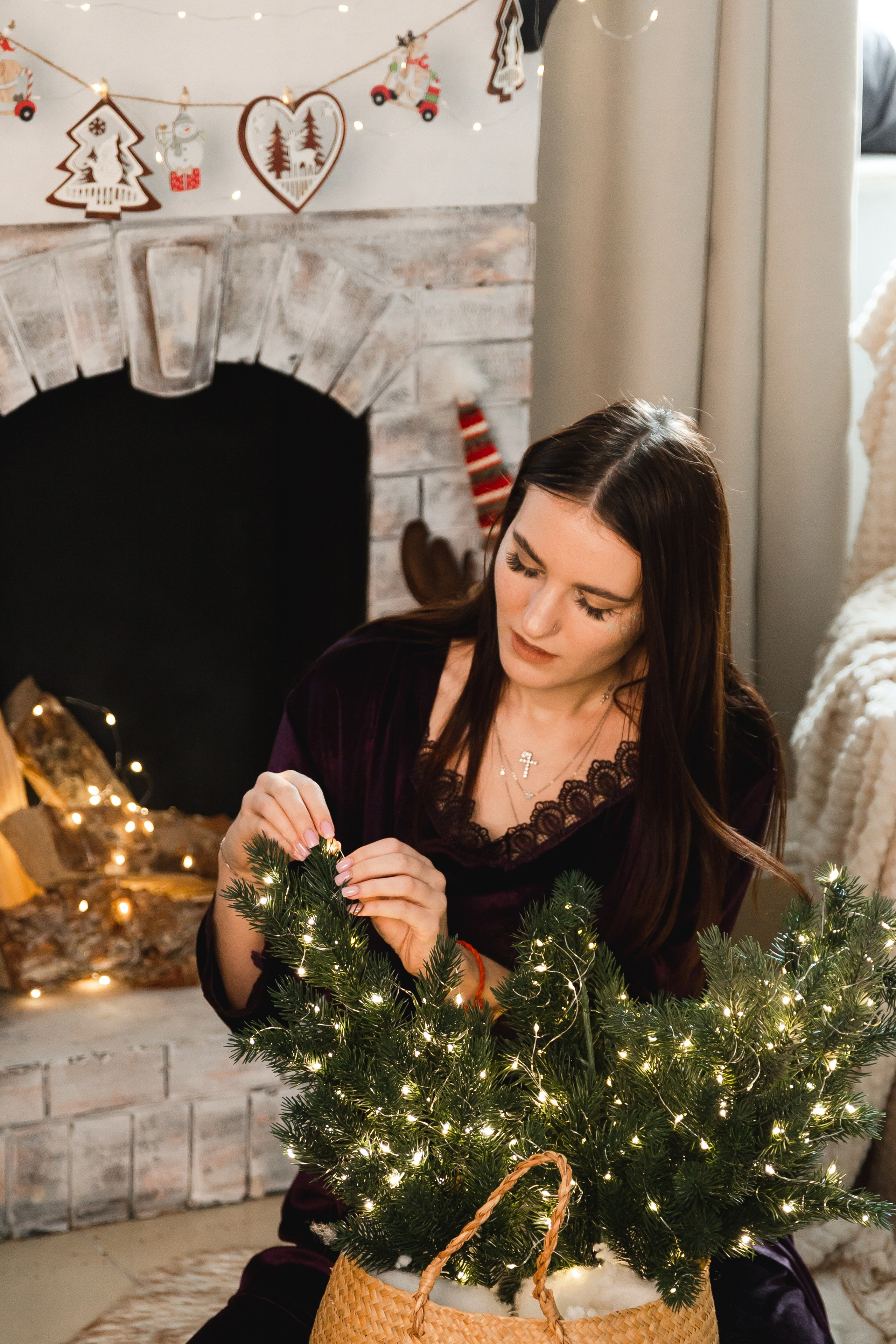 Лера. Индивидуальная новогодняя фотосессия. Фотограф во Владивостоке. Юрганова Анна