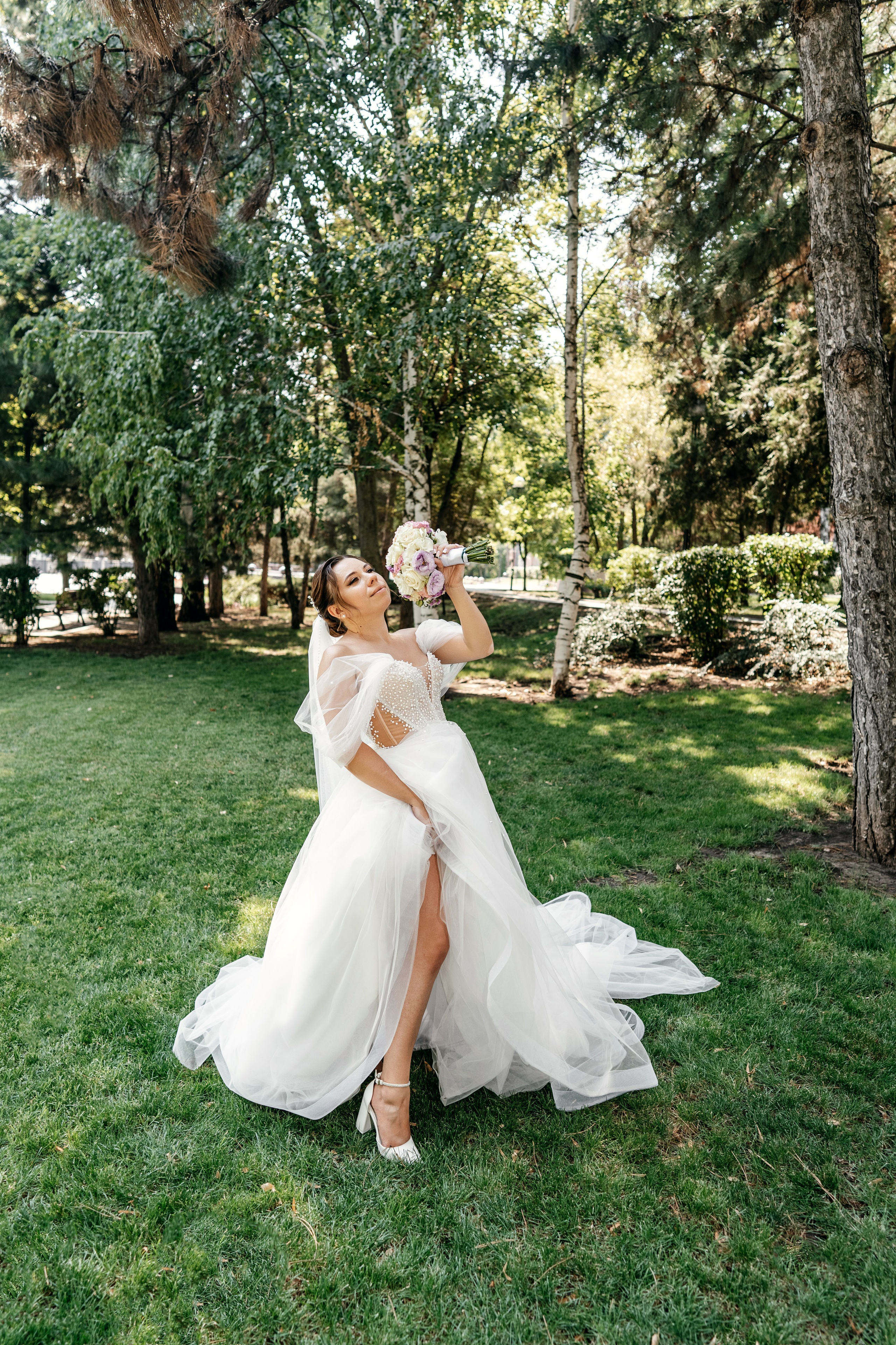 свадебная прогулка по набережной дона