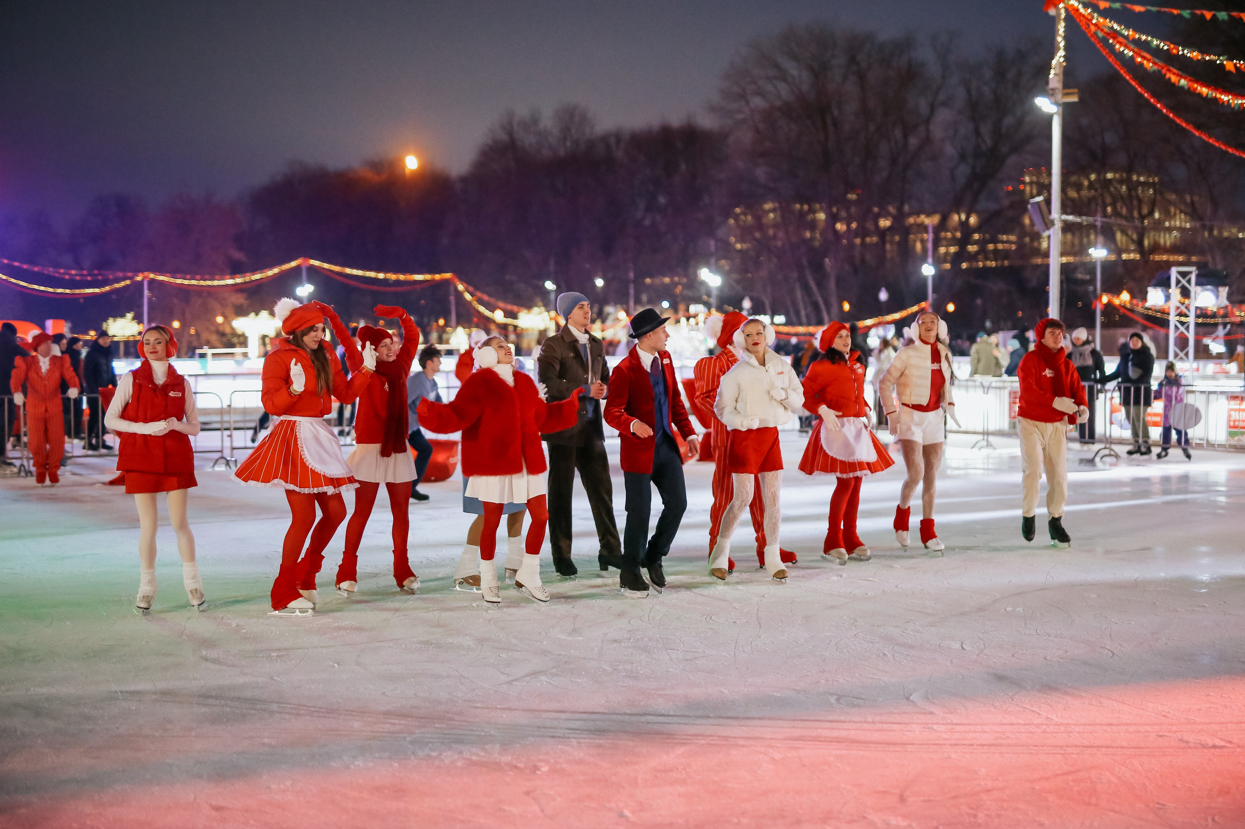 Ледовое шоу Парк Культуры проект Московское Чаепитие. Фотограф и видеограф Анна Домашенко