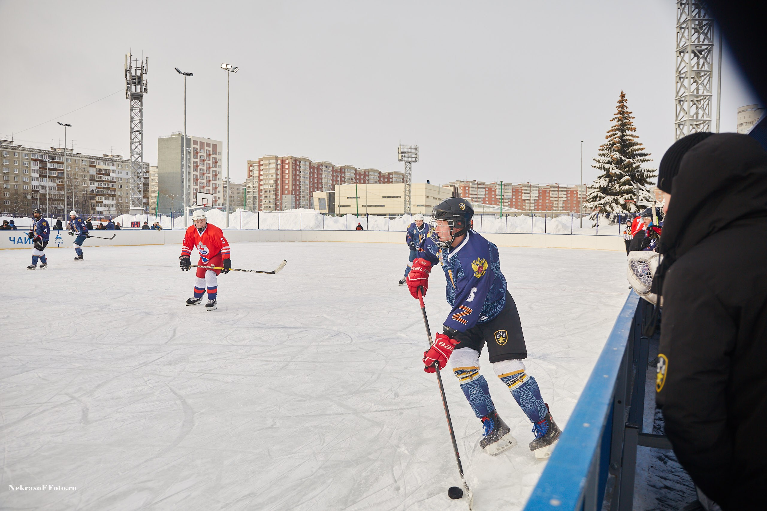 Турнир по хоккею «Русская классика» в рамках Офицерской хоккейной лиги. Спортивный фотограф Некрасов Денис