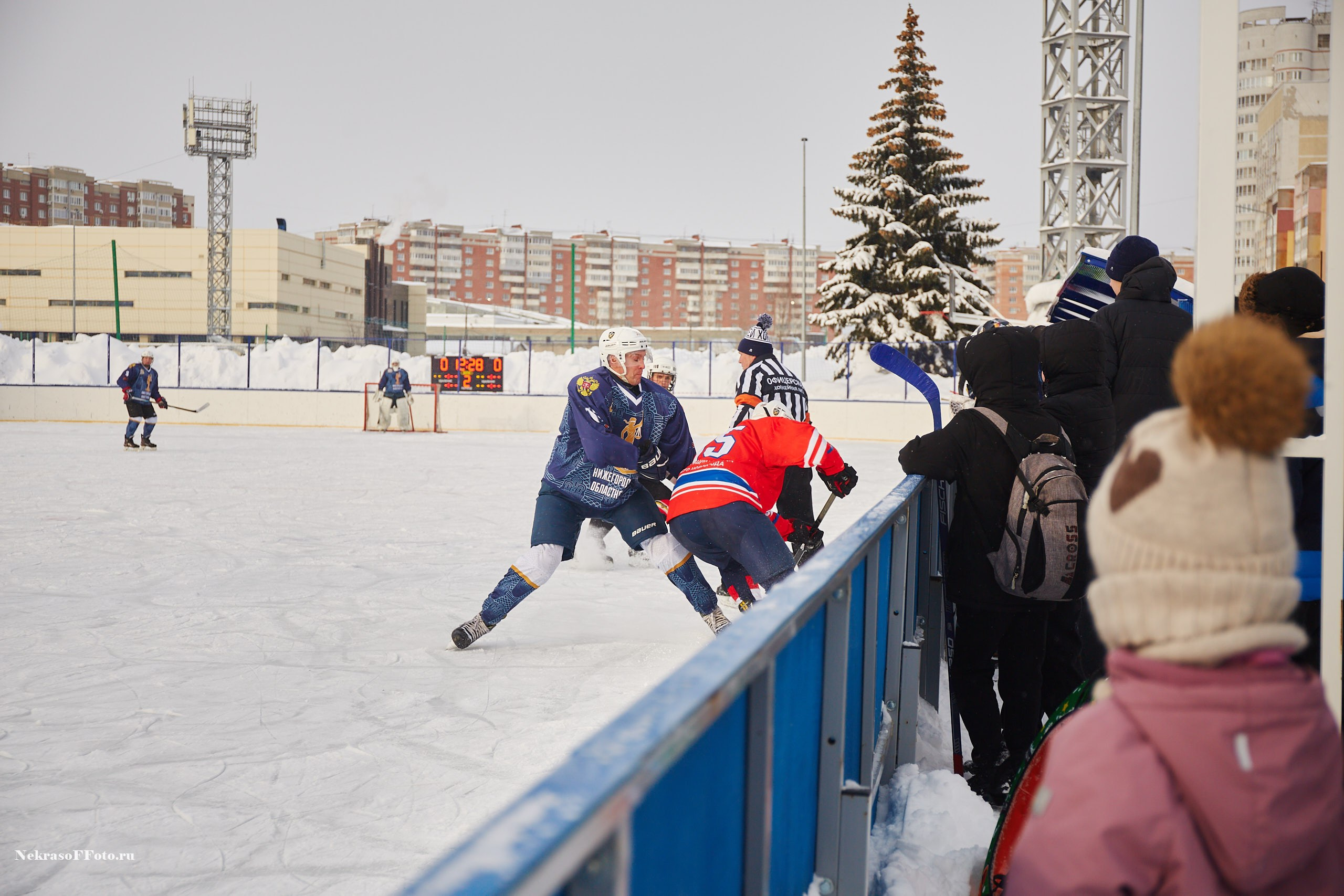 Турнир по хоккею «Русская классика» в рамках Офицерской хоккейной лиги. Спортивный фотограф Некрасов Денис
