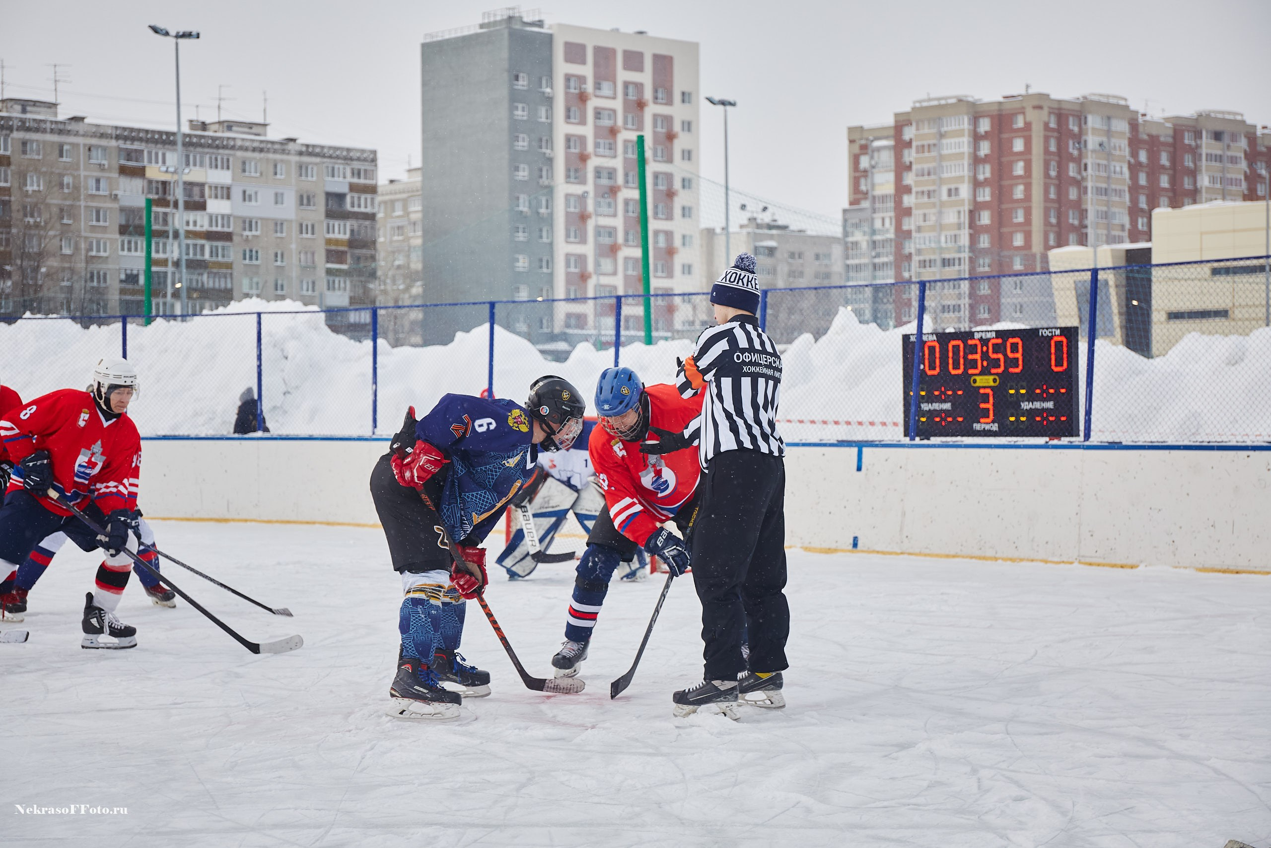 Турнир по хоккею «Русская классика» в рамках Офицерской хоккейной лиги. Спортивный фотограф Некрасов Денис