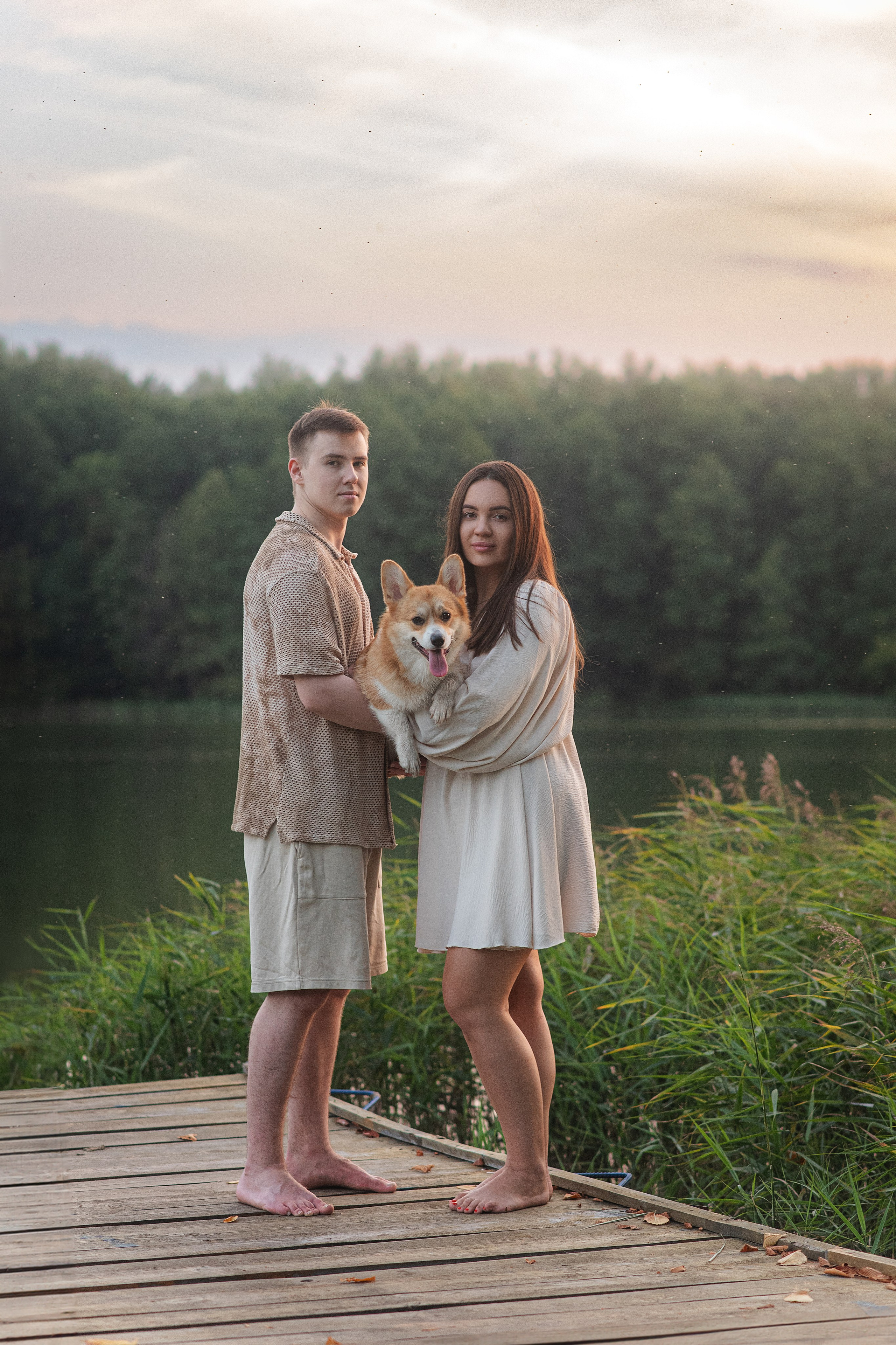 Саша, Оксана и Барни — 25.08.2024. Фотограф — Анималист | Анна Абрамова