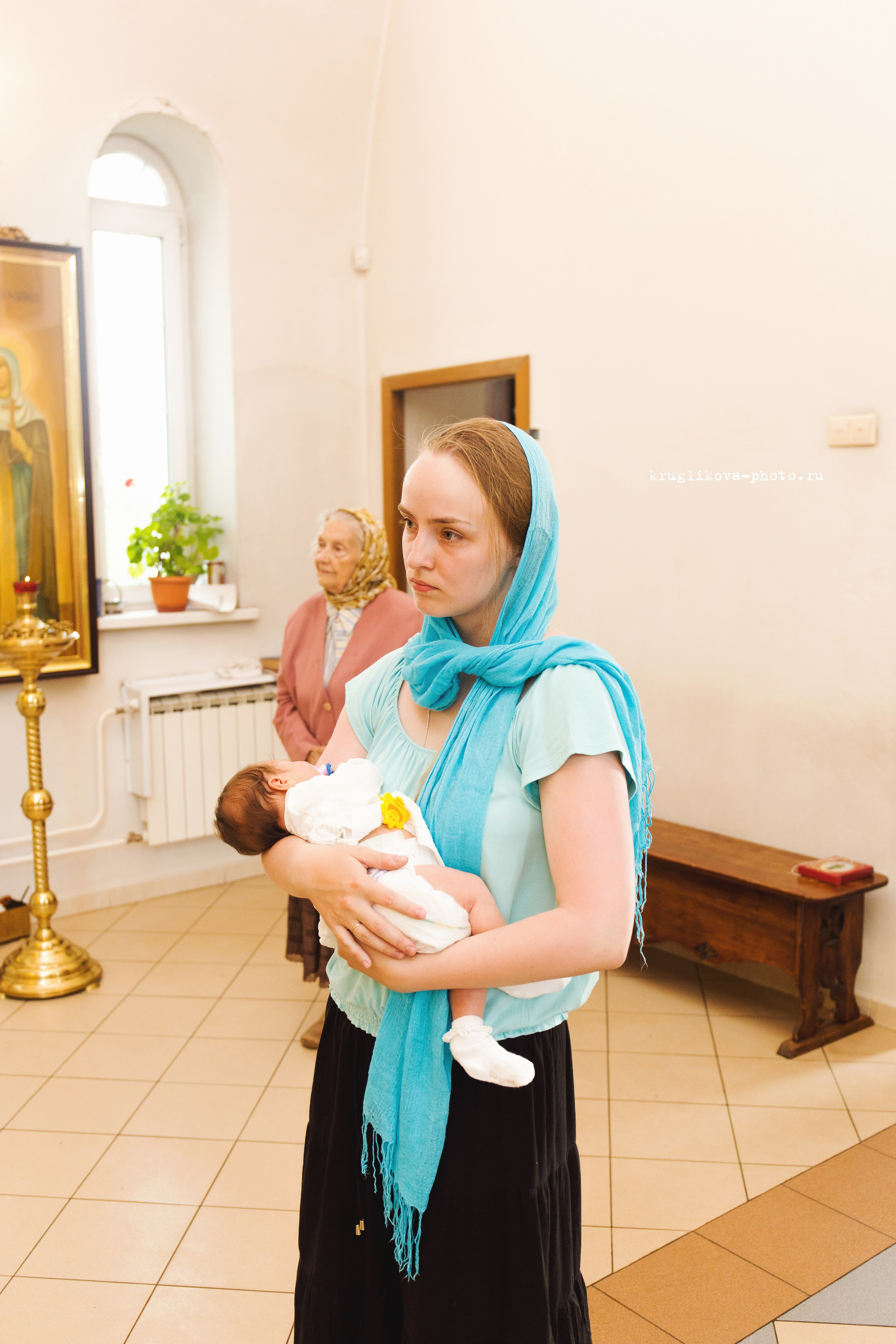 Таинство Крещения. Фотограф новорожденных и детский в Сергиевом Посаде Кругликова Юлия