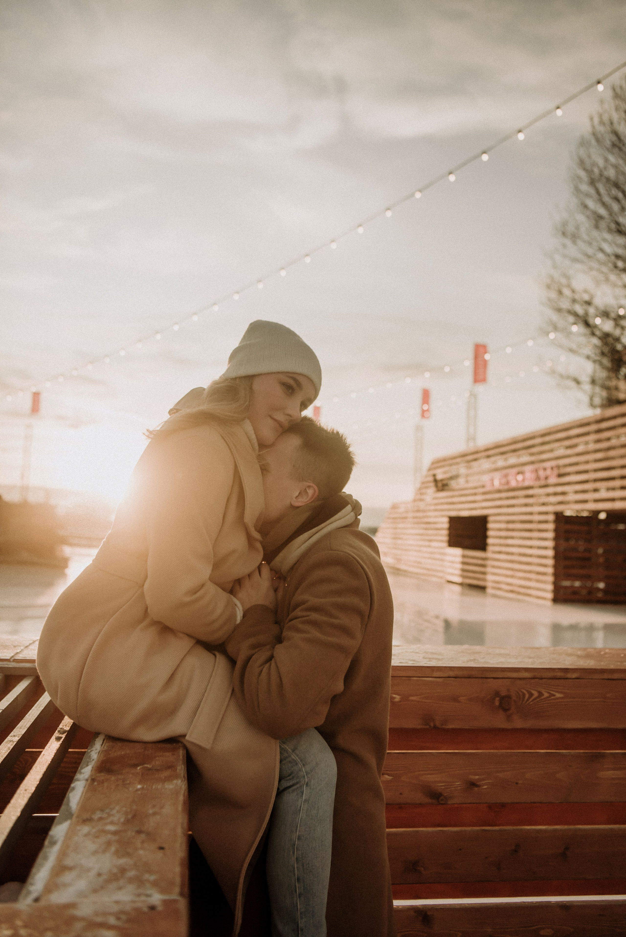 Лиза и Антон. Каток. Свадебный фотограф в Санкт-Петербурге София Шубик