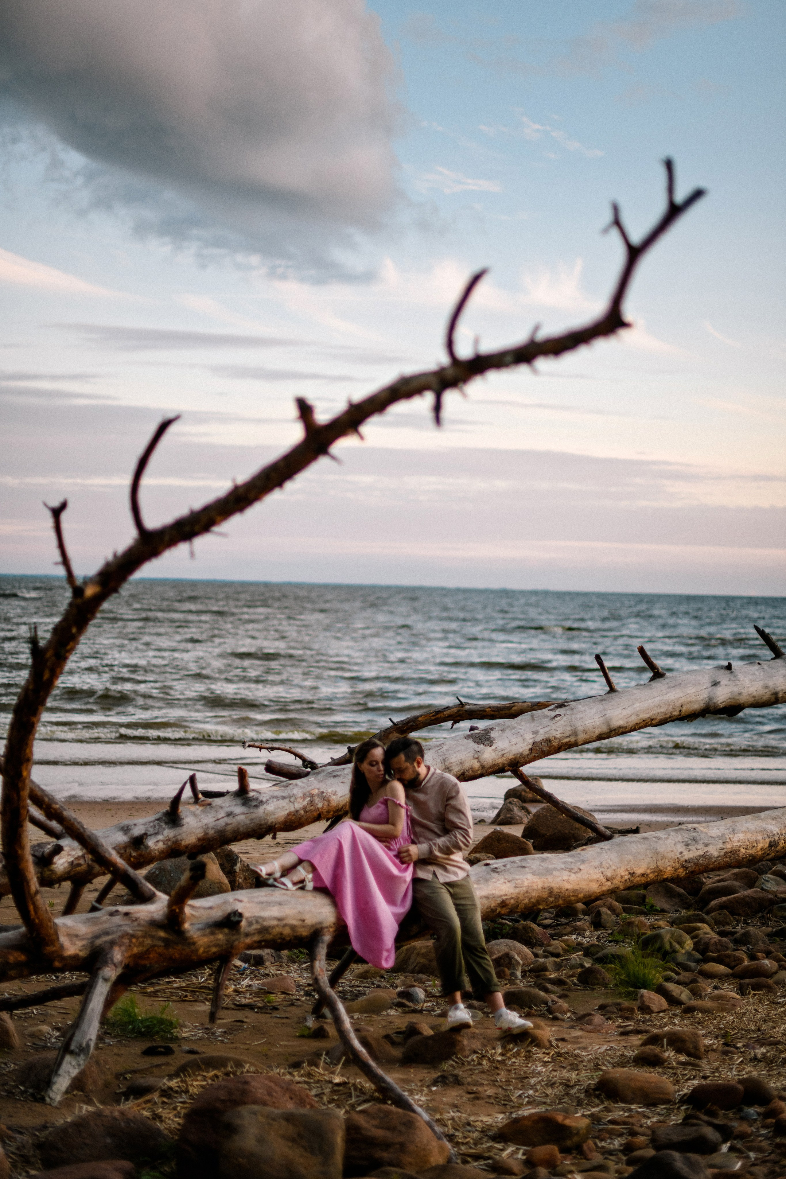 Настя и Вова Финский залив. Свадебный фотограф в Санкт-Петербурге София Шубик