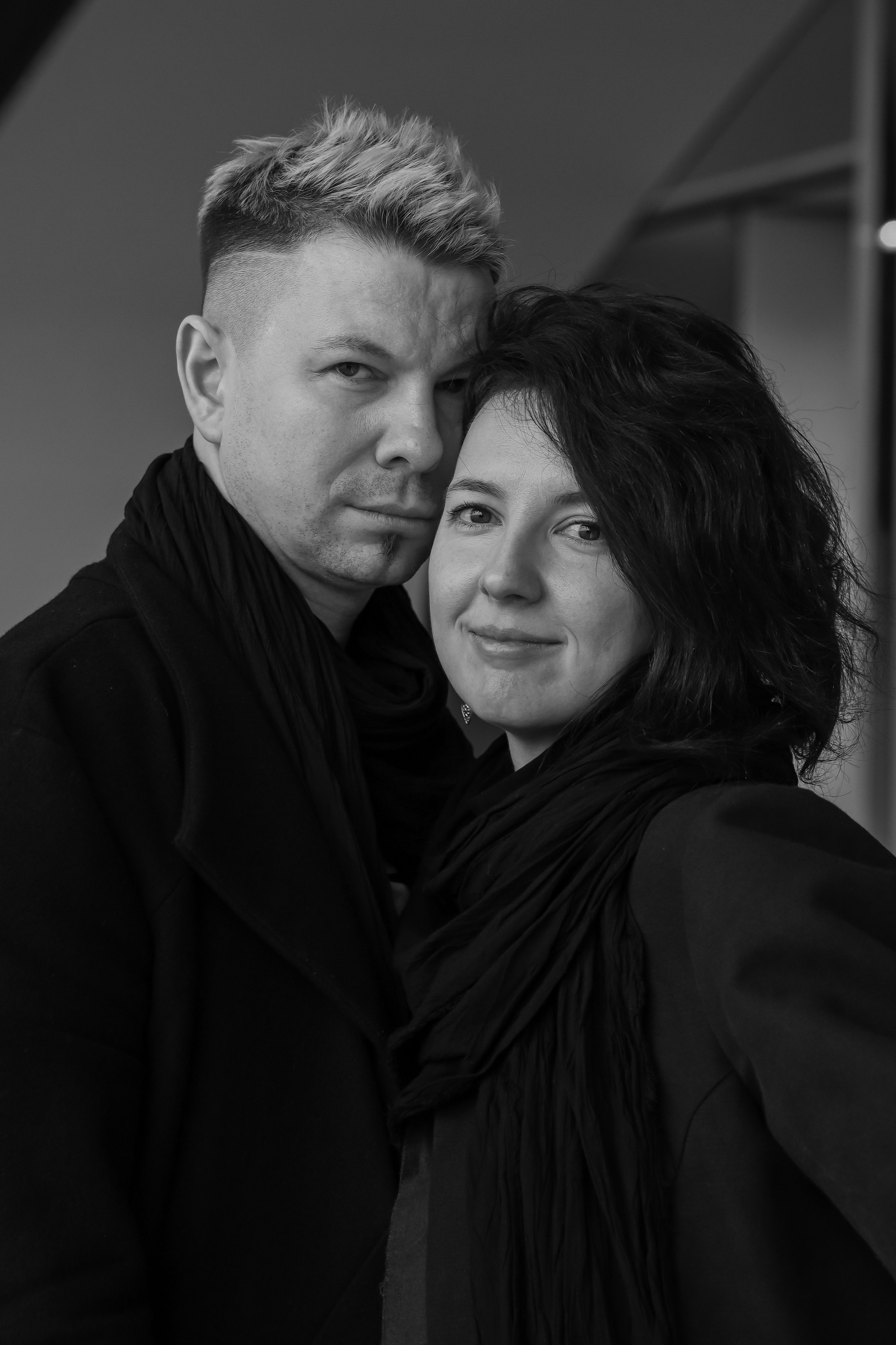 Алексей и Татьяна. Фотосессия на территории Лахта Центра. Портретный фотограф Панферова Регина г. Санкт-Петербург, г. Казань