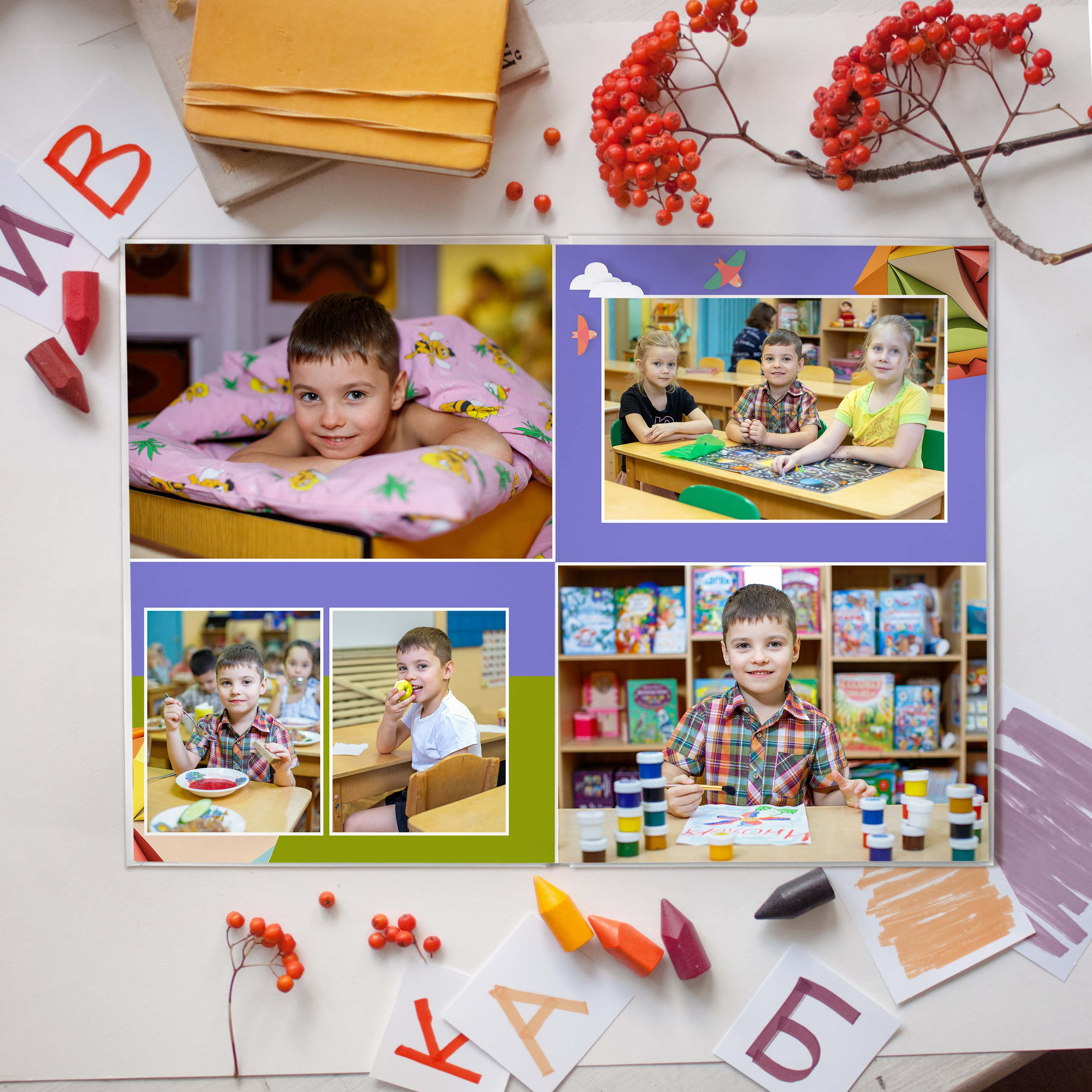 Выпускные альбомы для ДЕТСКОГО САДА сад