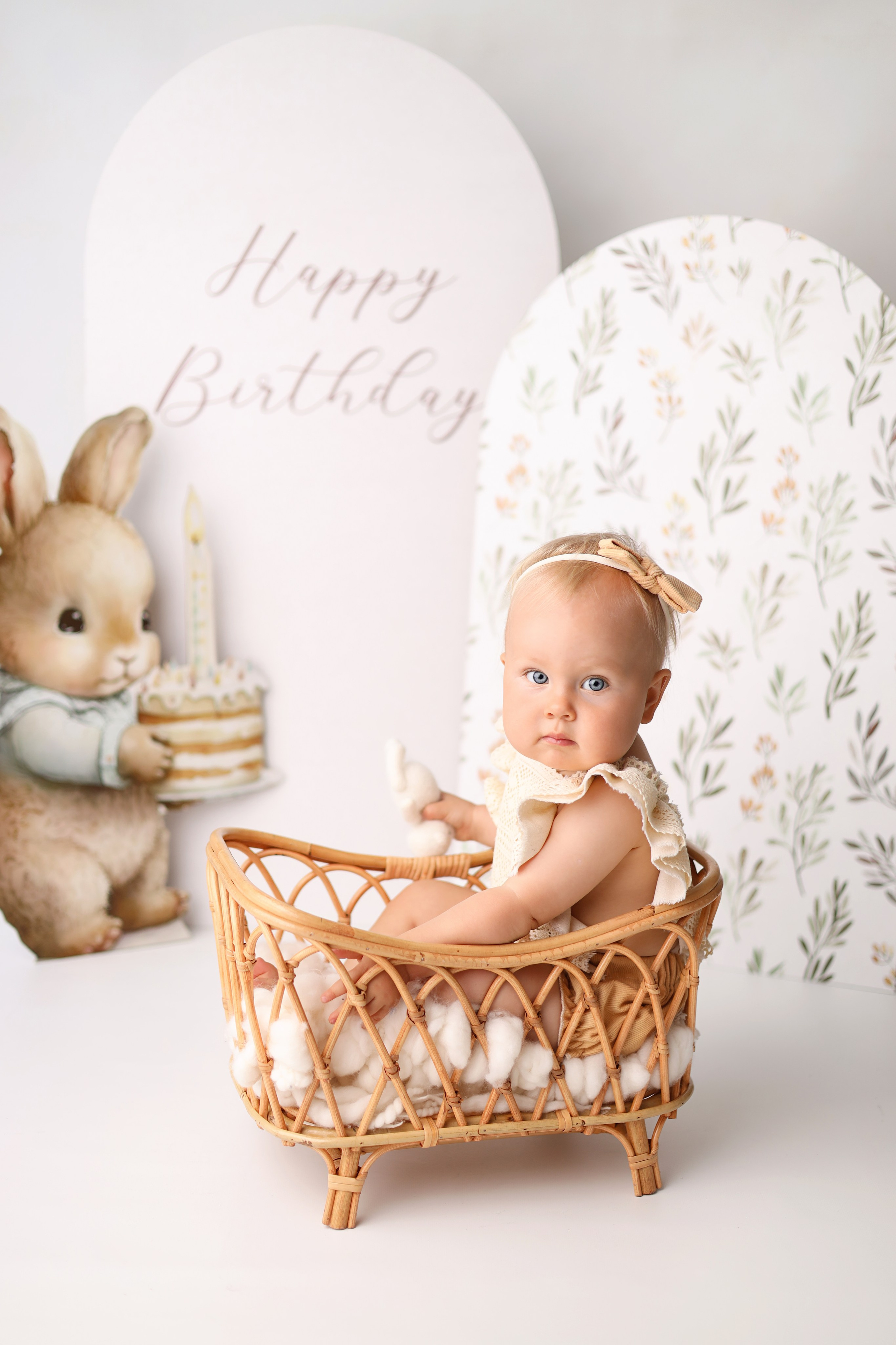 Детская фотосессия на 1 годик для Киры. Фотограф новорожденных Москва. Ньюборн фотограф Москва