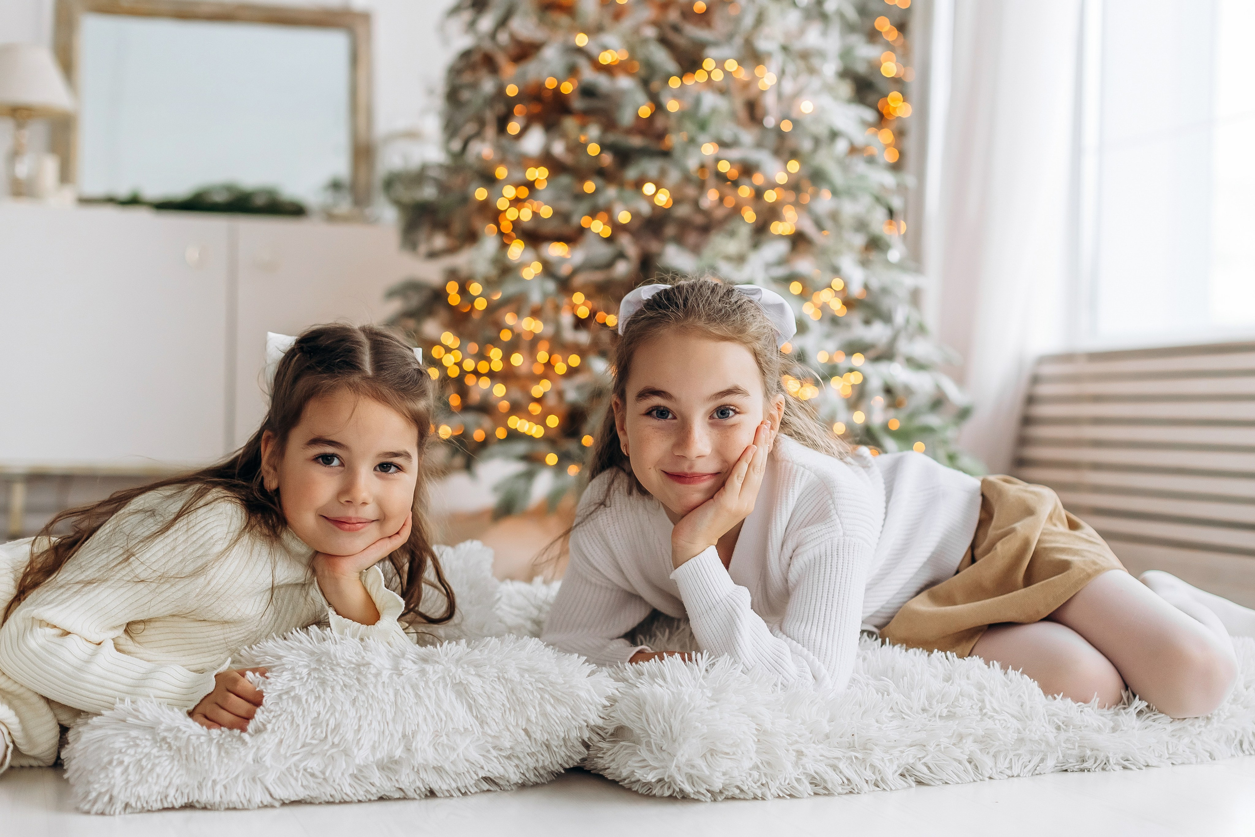 Семейная новогодняя фотосессия. Портретный и семейный фотограф в Минске