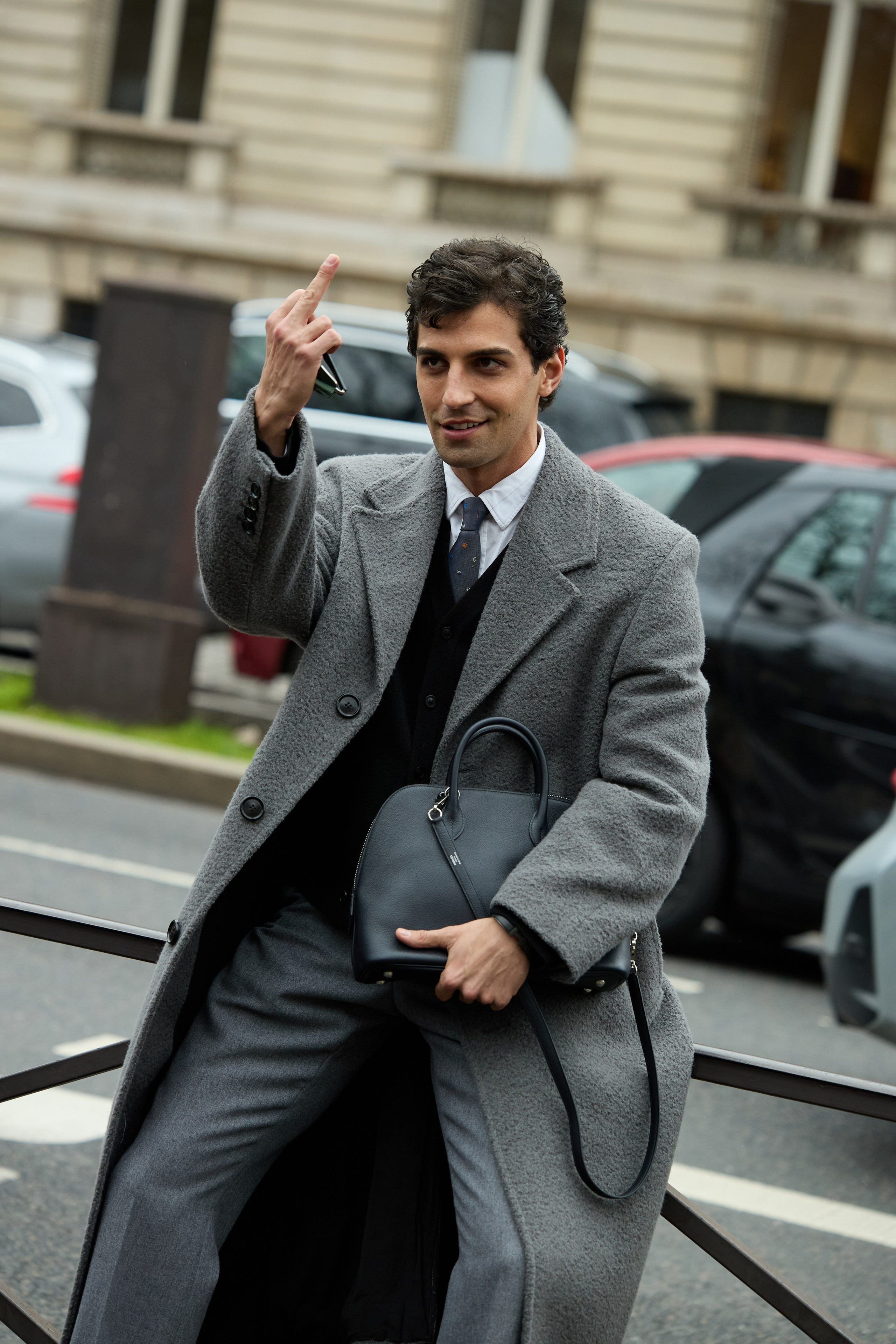 PFW MENSWEAR FALL/WINTER 25/26 HERMES. Photographer in Milan Ivan Goncharov