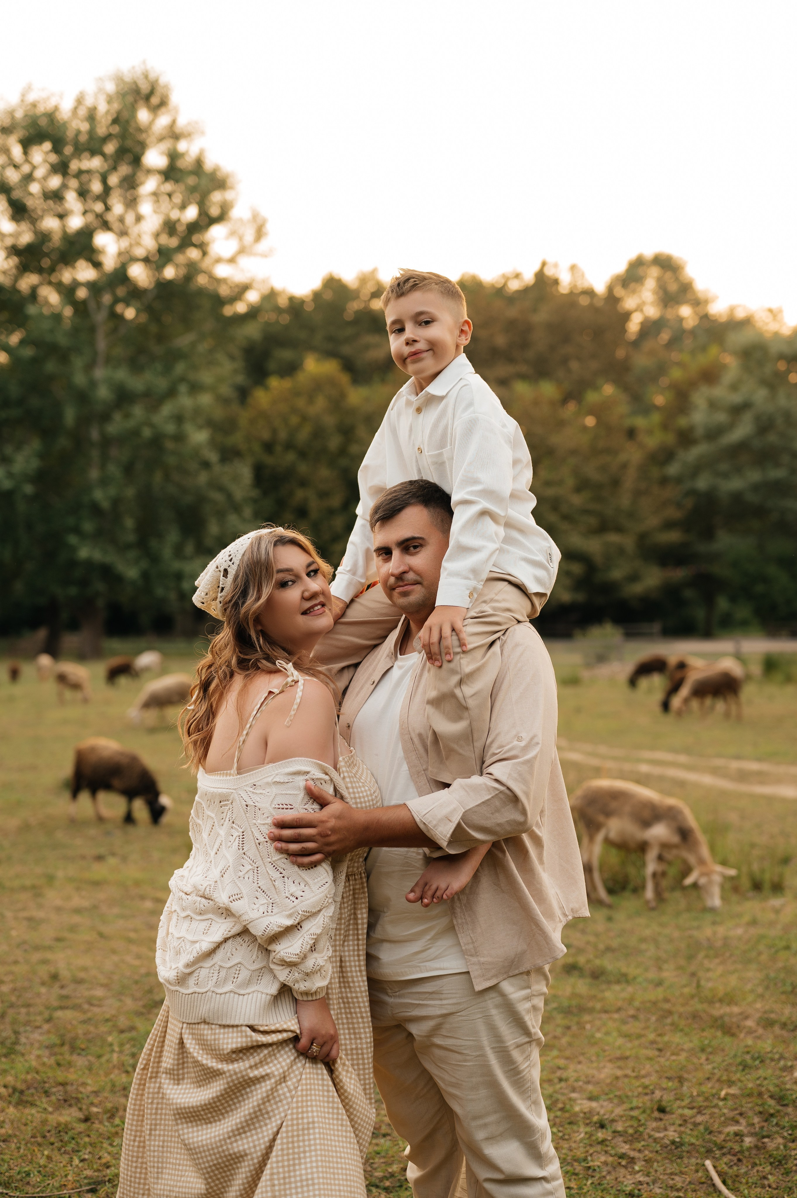Семейная фотосессия на ферме. Свадебный и семейный фотограф в Краснодаре Алина Мельник