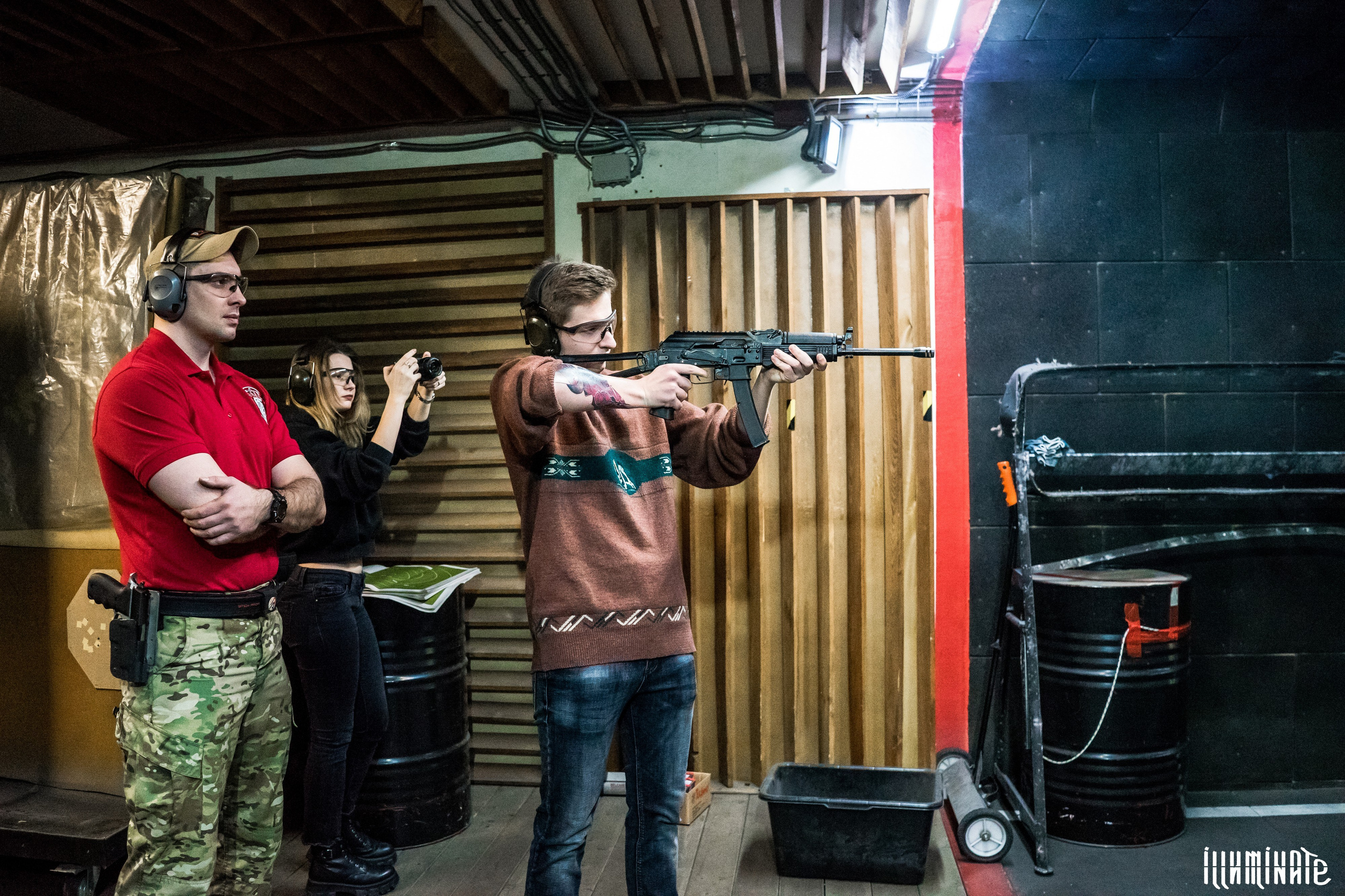 Стрелковый клуб ВОЛК. Фотограф в Воронеже Ольга Космодемьянская