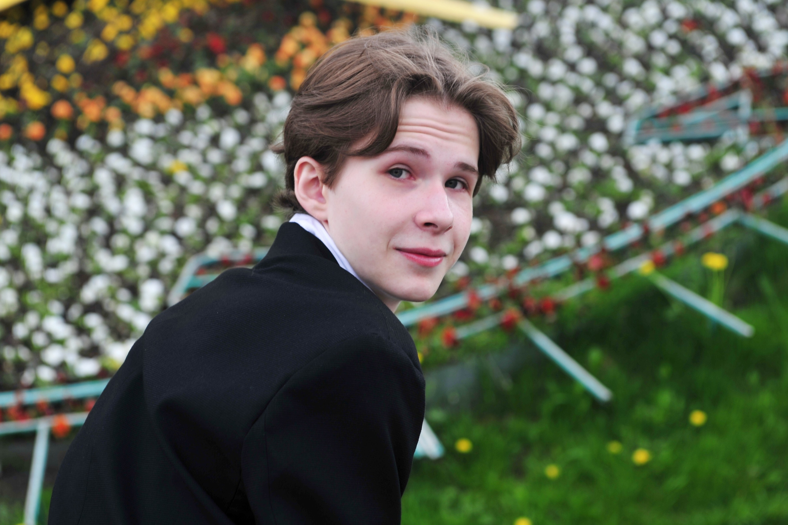 Последний Звонок на Поклонной Горе (уличная фотосессия 9-классников). Свадебный и семейный фотограф в Москве Ирина Гончарова