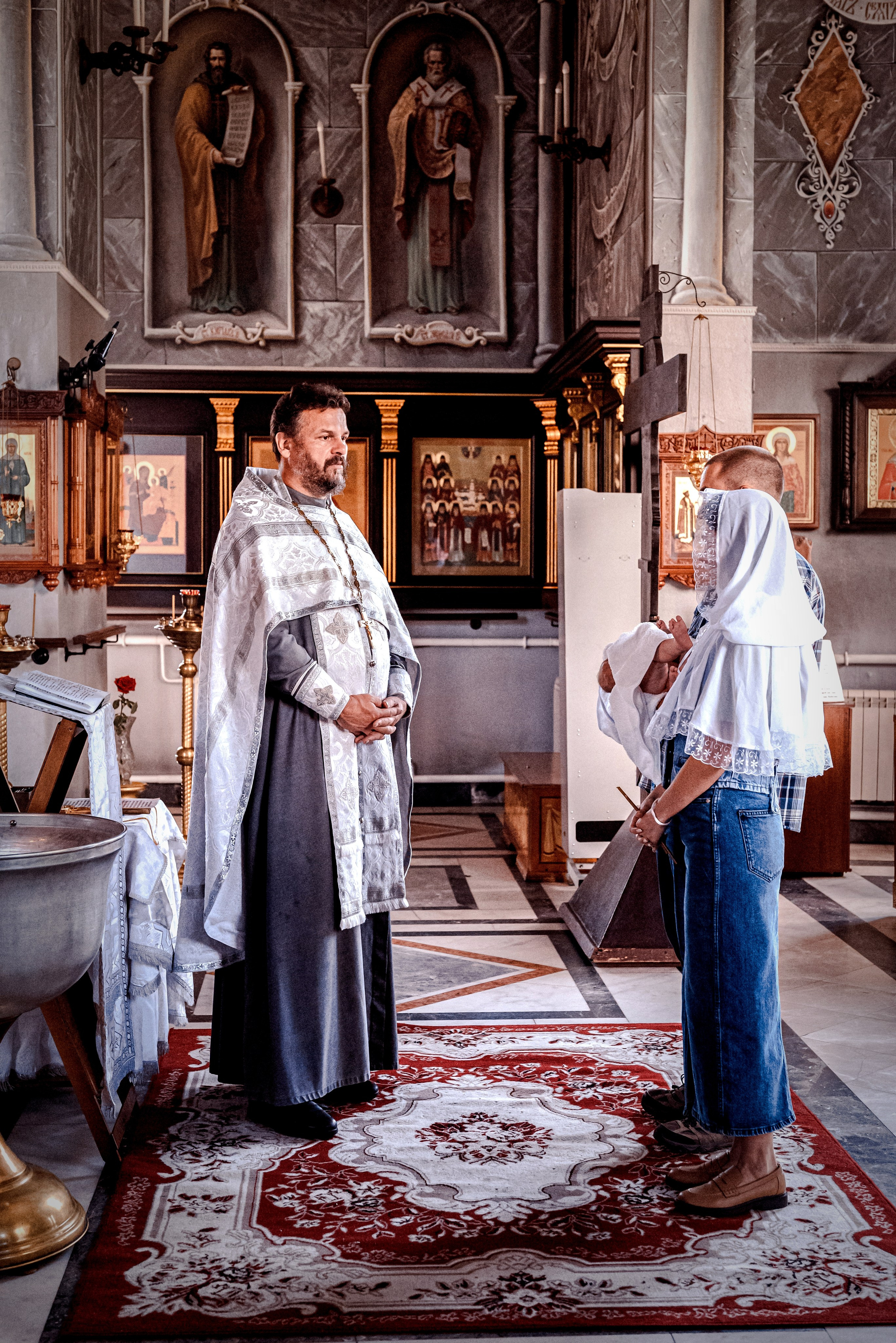 Крещение Екатерина. Семейный и детский фотограф Москва