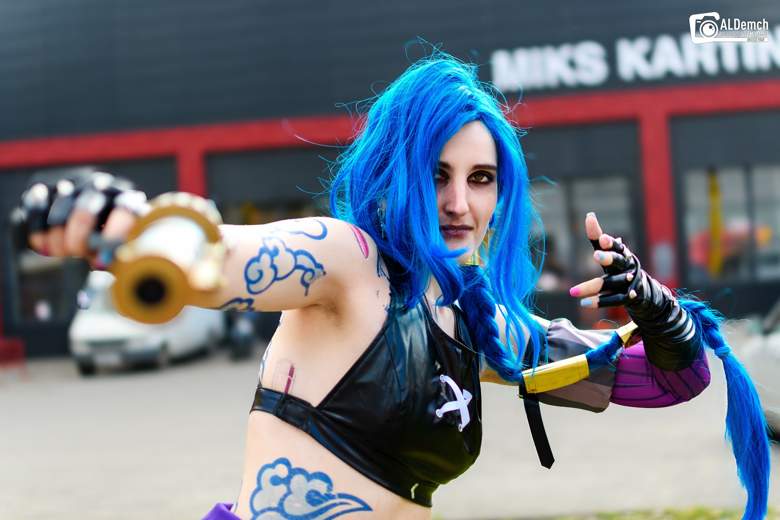 Аркейн, Ви, Джинкс, Лига Легенд фотосессия косплея в Москве