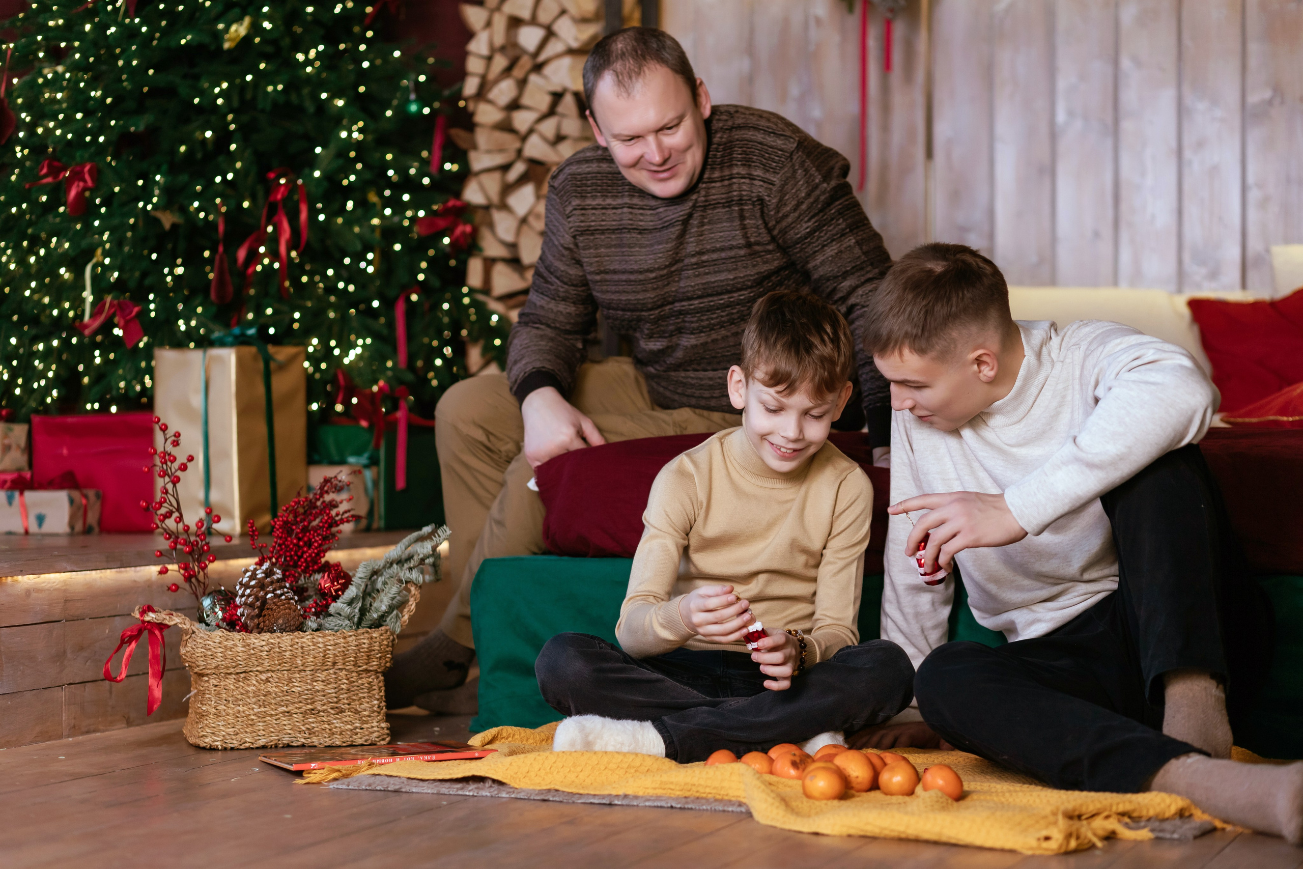 Новогодняя семейная съёмка. EtoStudio. Семейный фотограф в Минске Приболовец Светлана