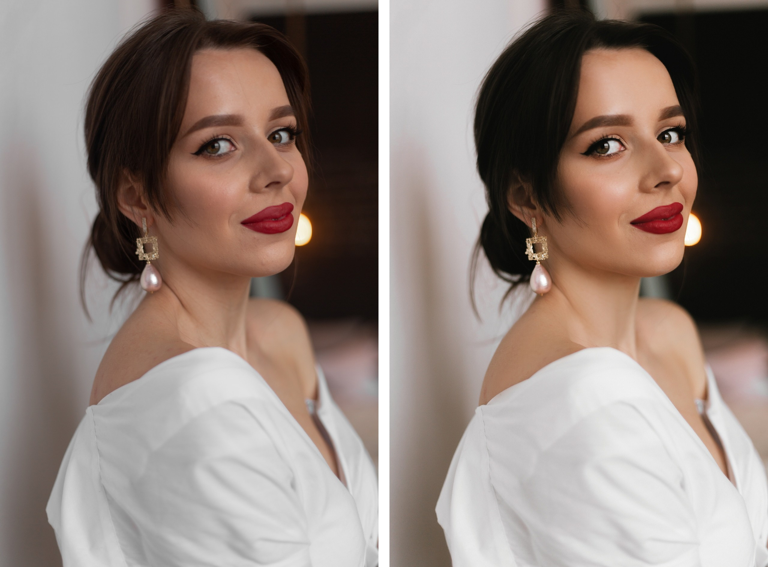 До/после. Свадебный и портретный фотограф Анастасия Казакова Санкт-Петербург