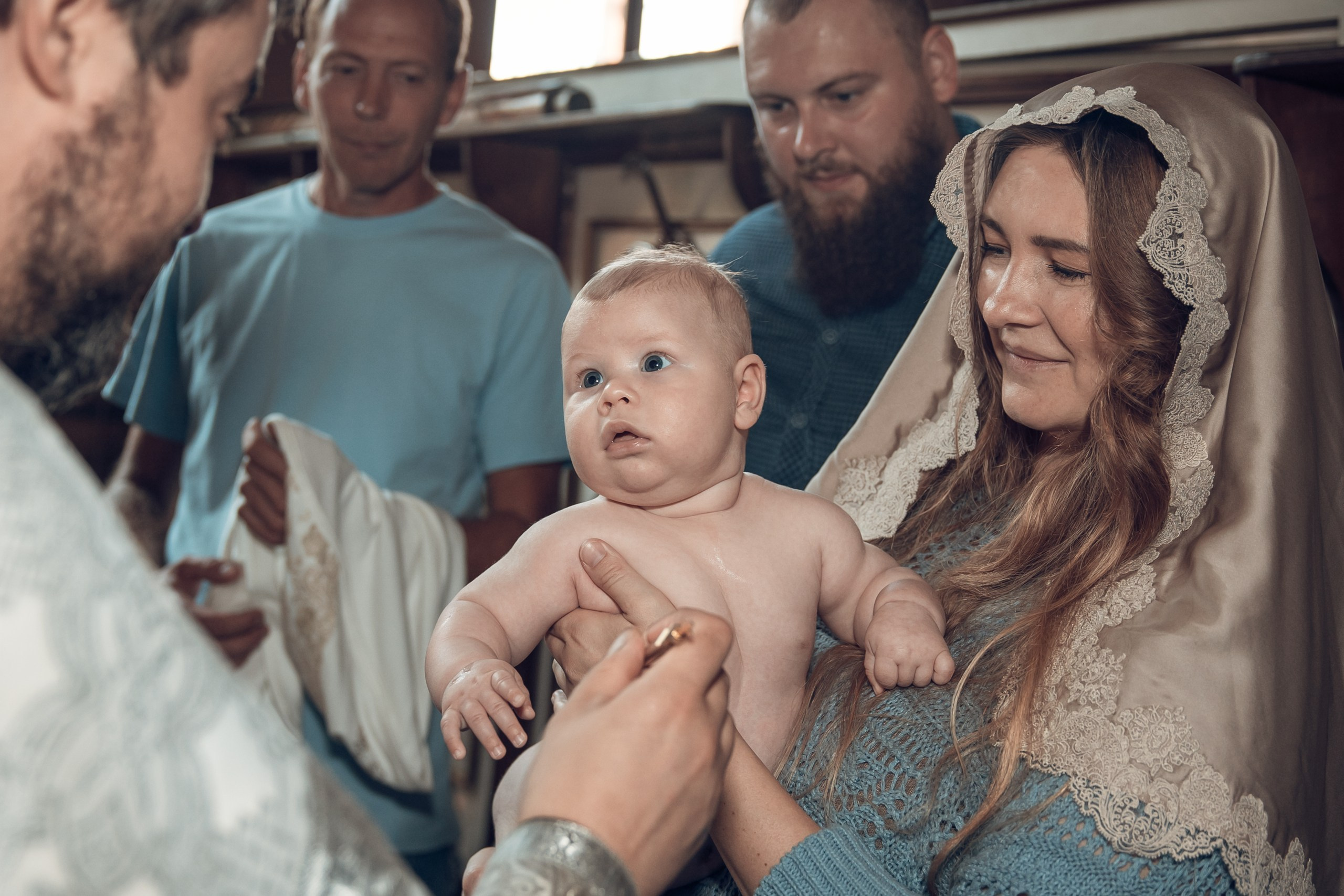 Таинство крещения. Семейный и детский фотограф в Москве Орешина Юлия