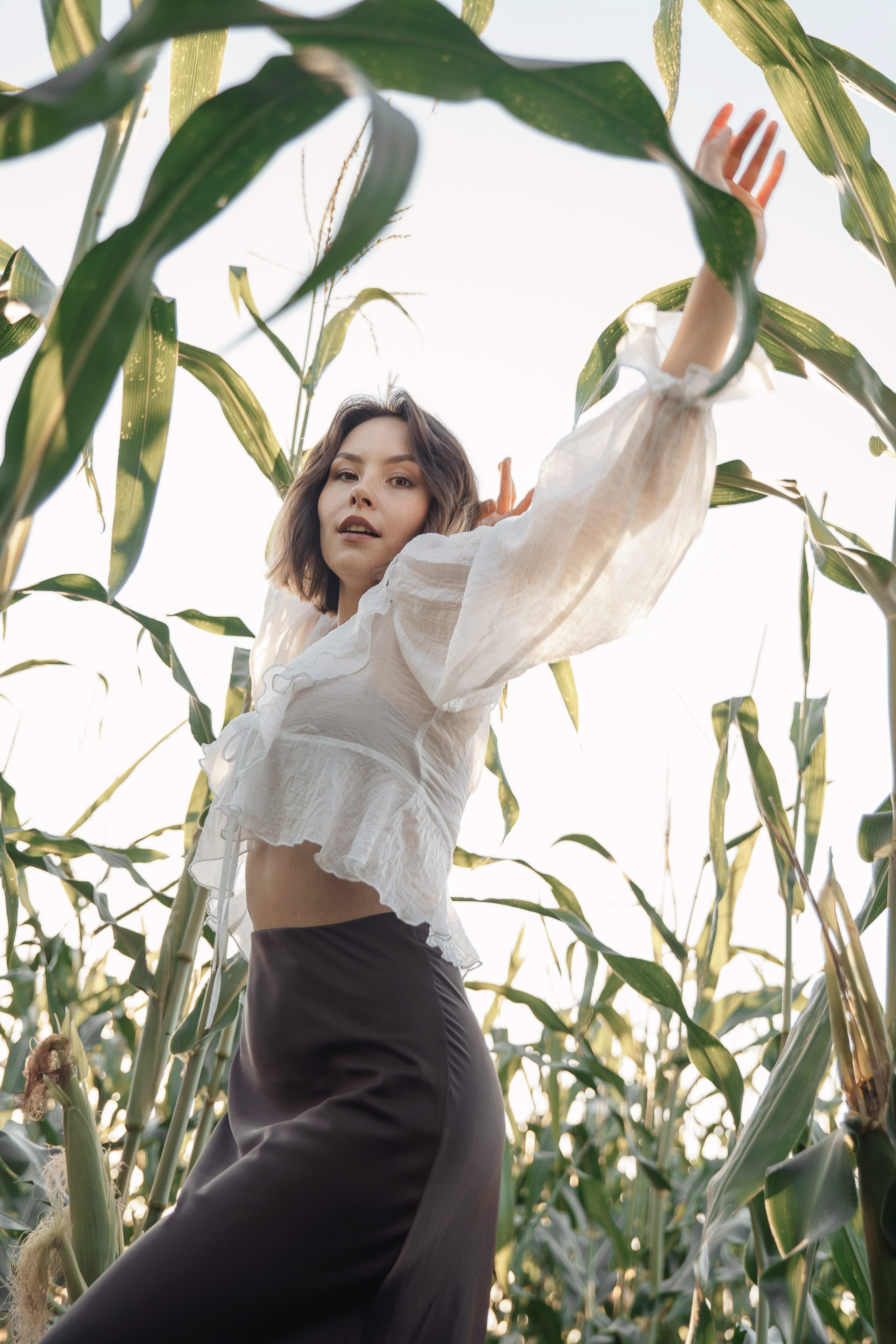 Фотосъемка в кукурузе. Свадебный фотограф в СПб Сергей Малиновский