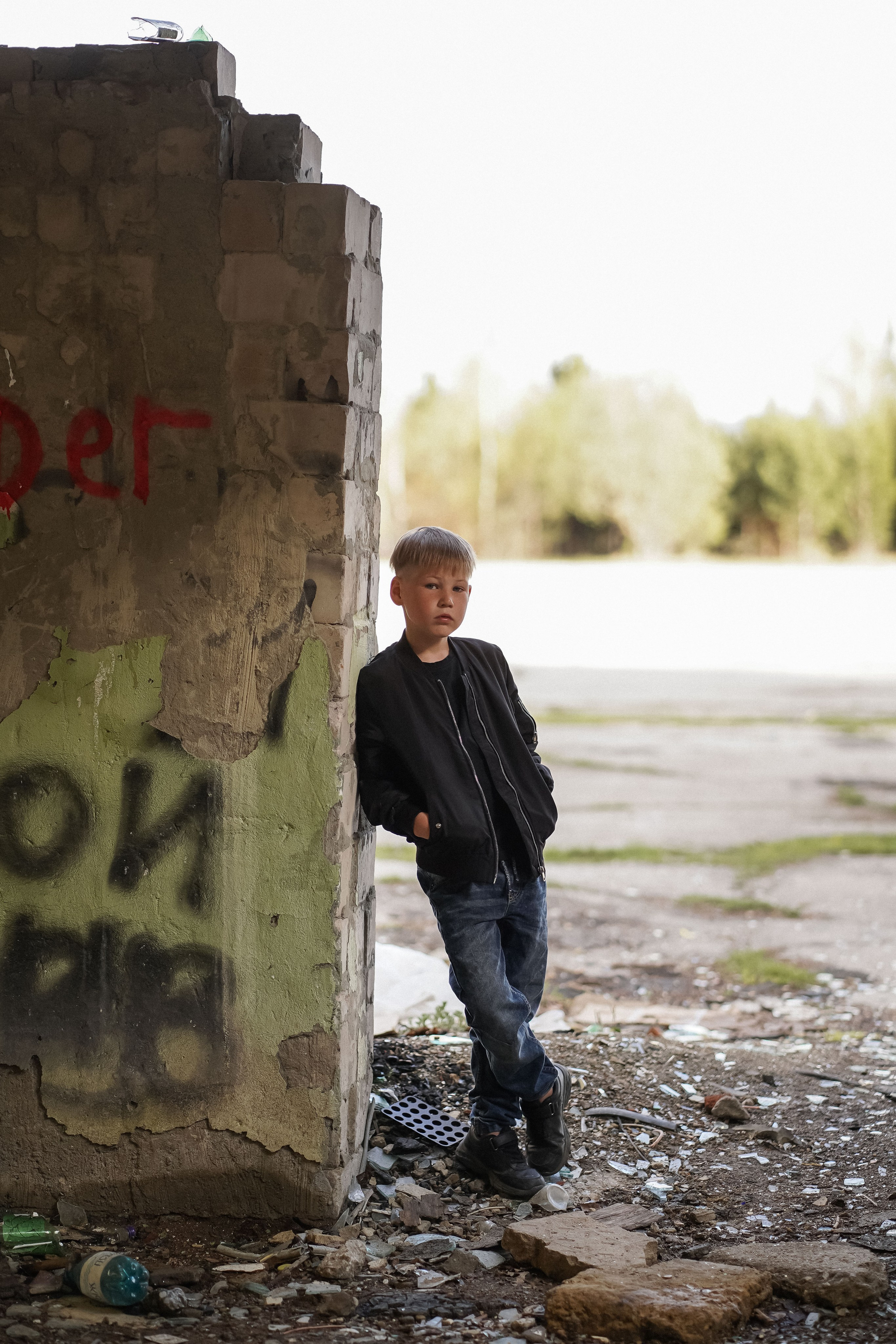 Фотосъемка детей на заброшке. Детский и семейный фотограф в Давлеканово Волкова Вероника