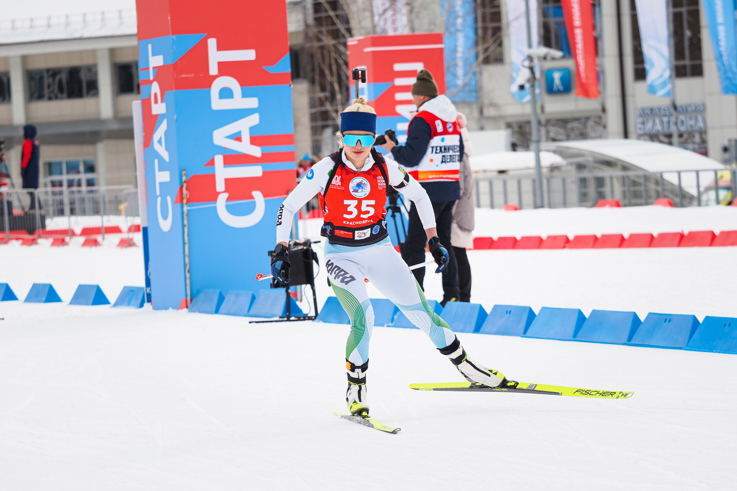 Биатлон / Первенство России. Репортажный фотограф Алексей Козьмин