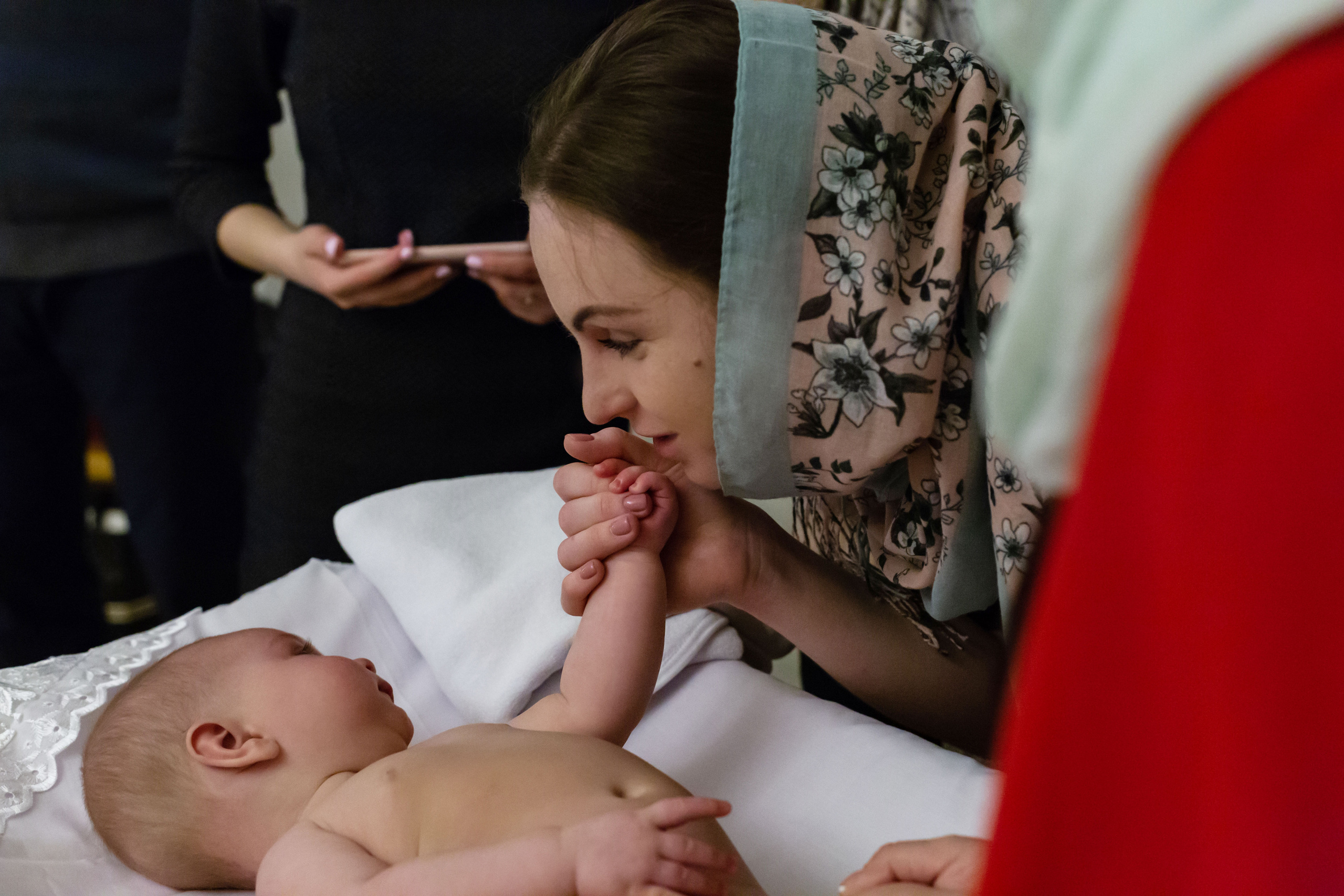Крещение малышки Арины. Семейный и детский фотограф в Москве Олеся Сухова