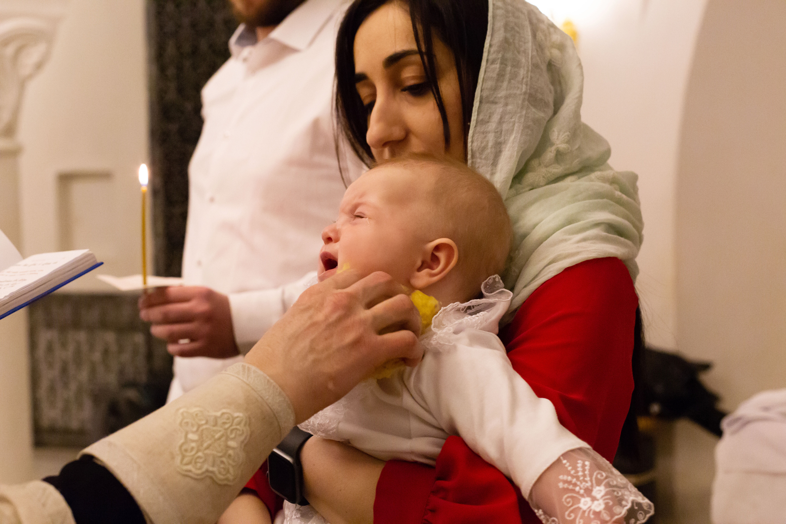 Крещение малышки Арины. Семейный и детский фотограф в Москве Олеся Сухова