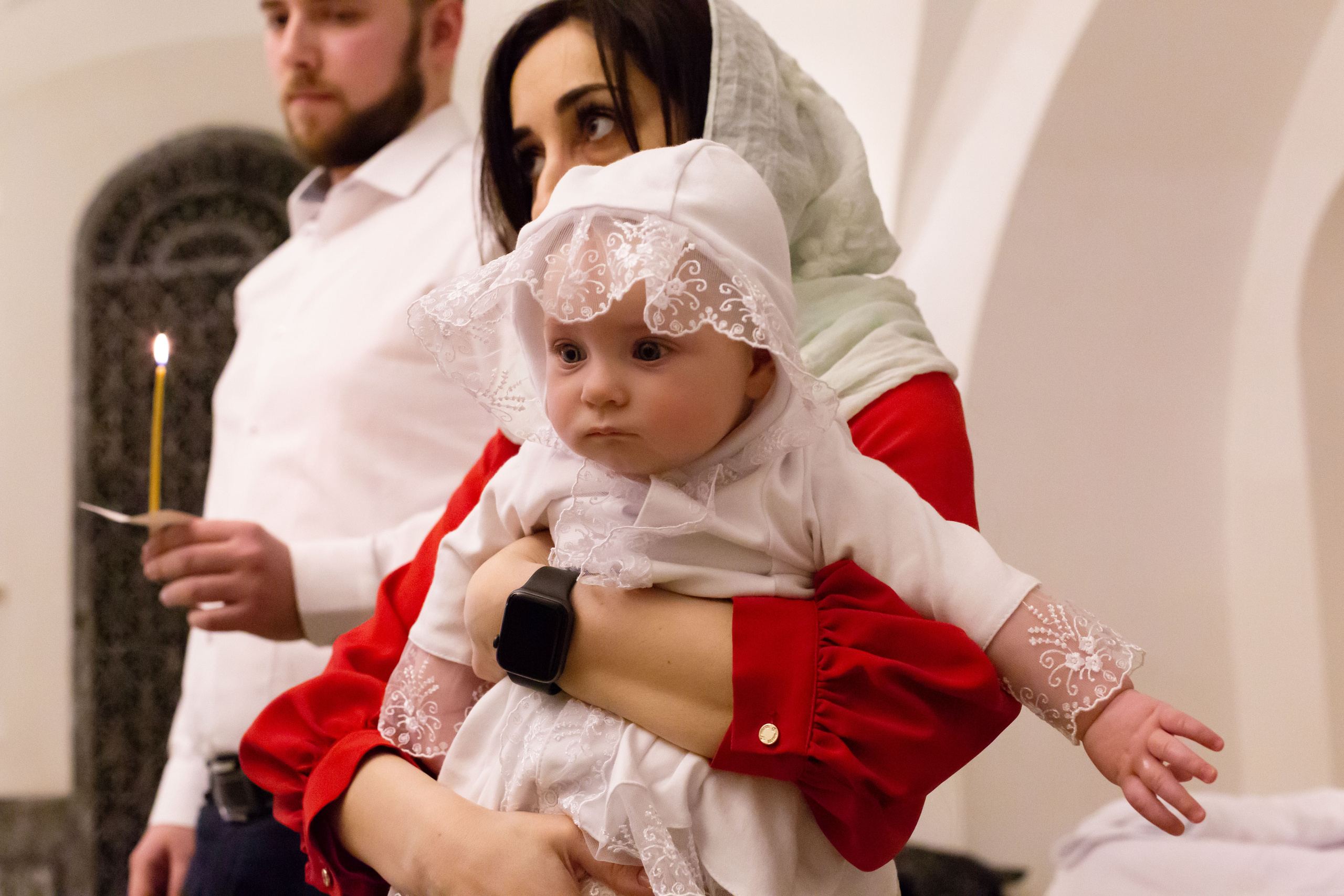 Крещение малышки Арины. Семейный и детский фотограф в Москве Олеся Сухова
