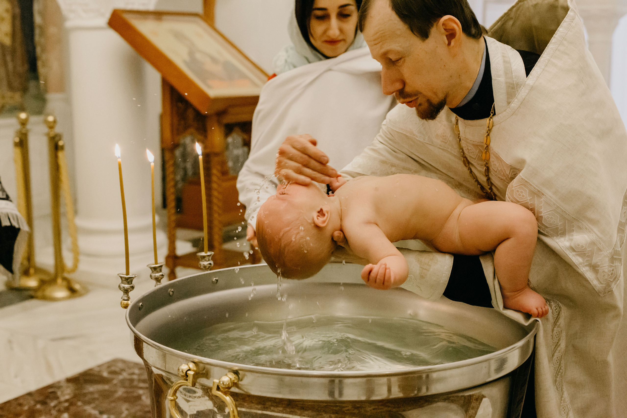 Крещение малышки Арины. Семейный и детский фотограф в Москве Олеся Сухова