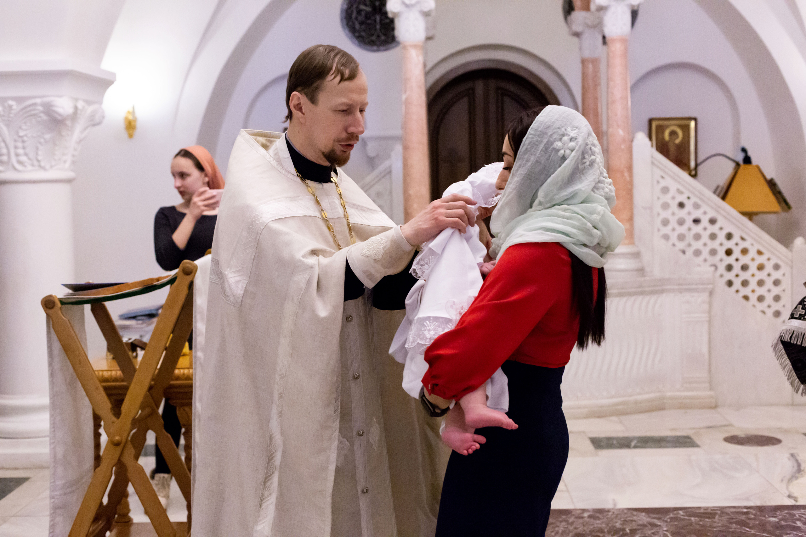 Крещение малышки Арины. Семейный и детский фотограф в Москве Олеся Сухова