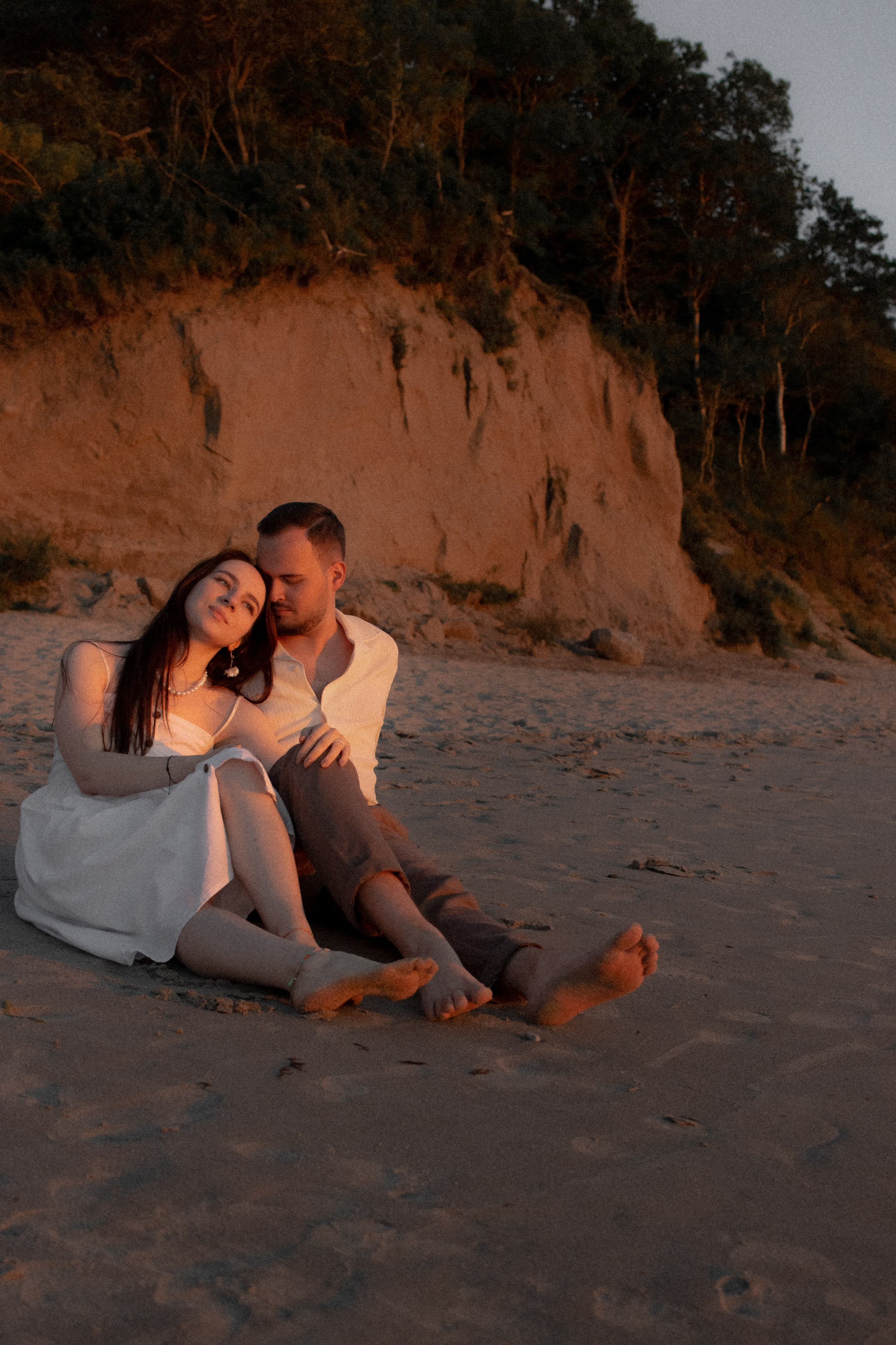 Киношная парная фотосессия на море в Калининграде / Донское. Портретный фотограф в Калининграде Рита Холодова