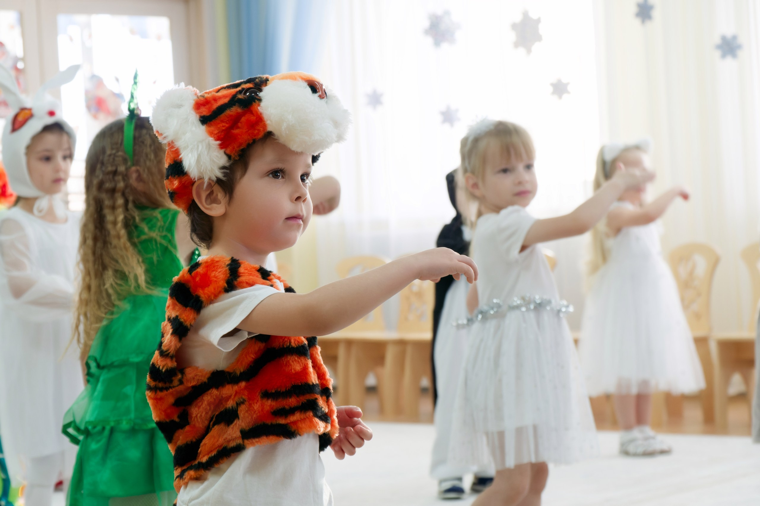 Детский новогодний утренник. Репортажный, event-фотограф во Владивостоке