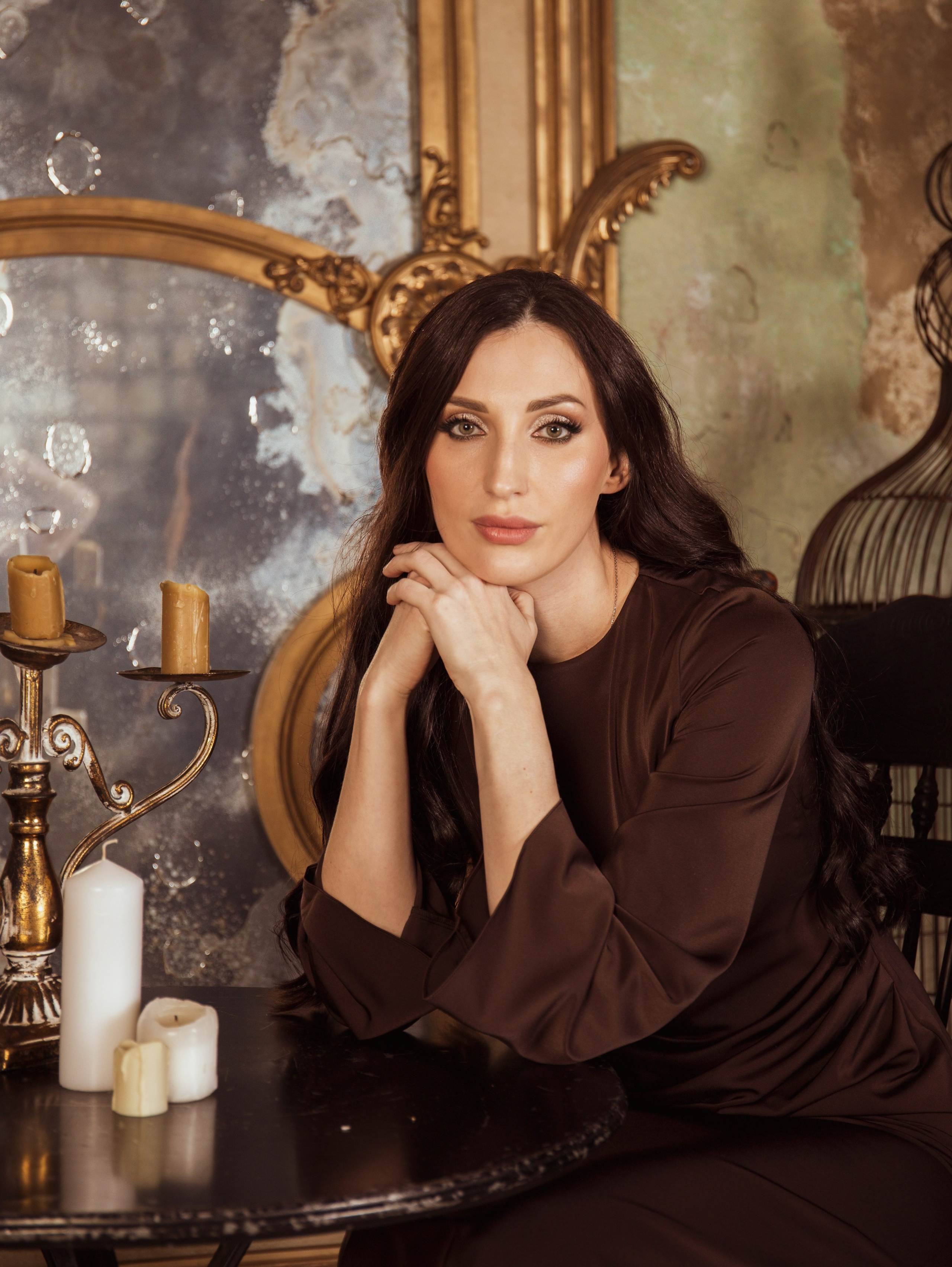 Мама с дочкой, новогодняя сьемка. Свадебный и семейный фотограф в Москве Мила Широких