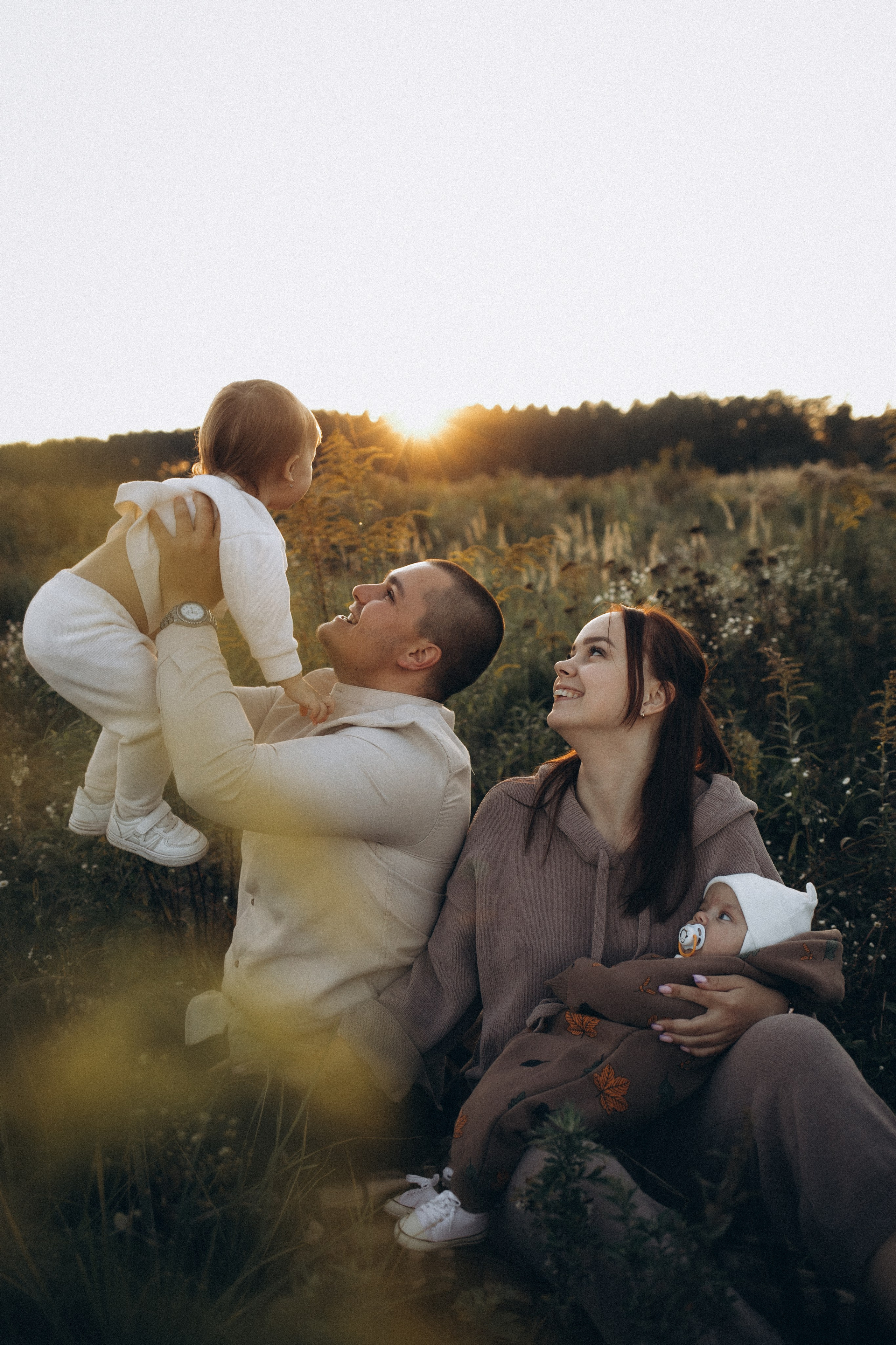 Саша, Алиса, Ева и Сереженька. Семейный и свадебный фотограф Анна Кожокарь