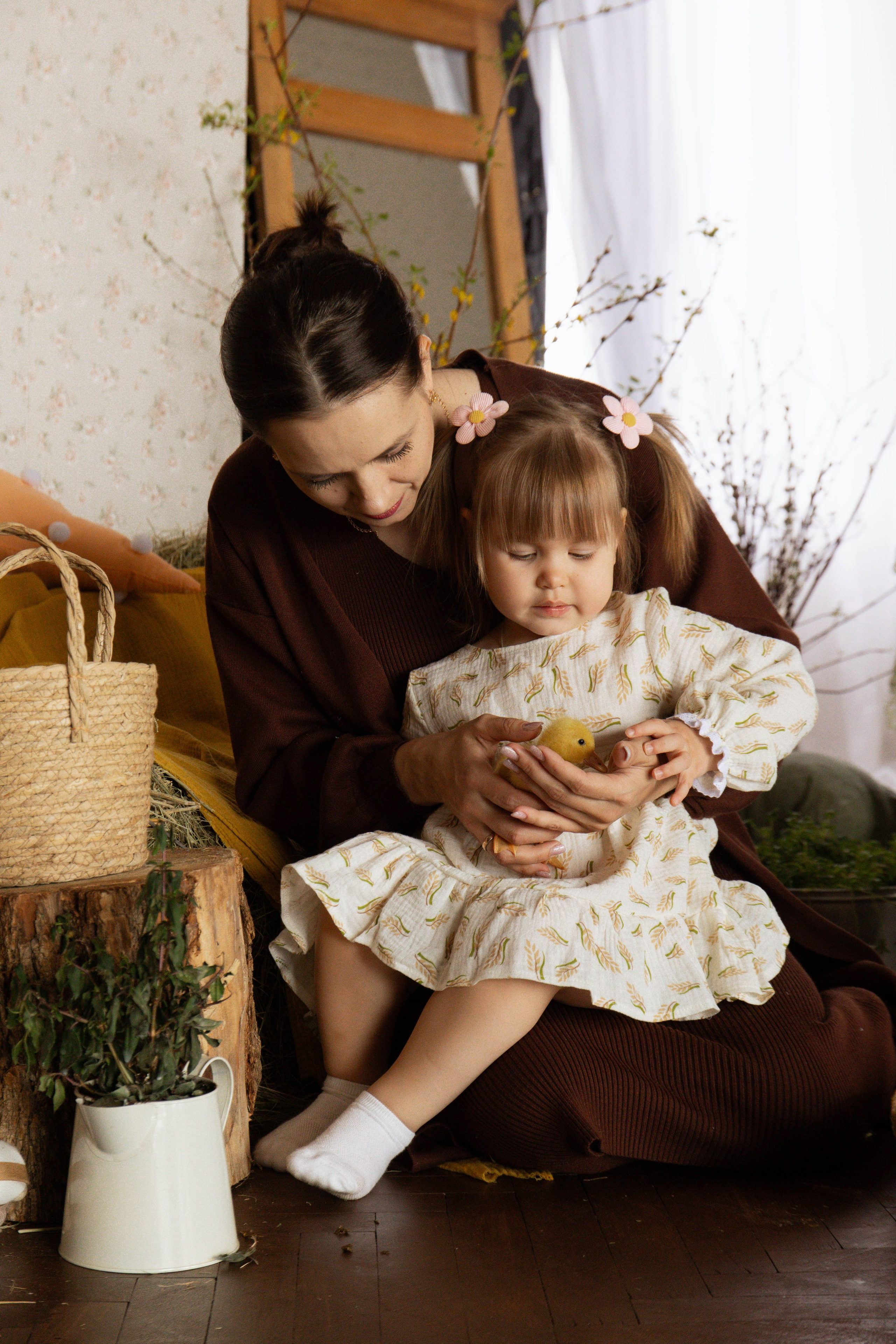 Марина с детками