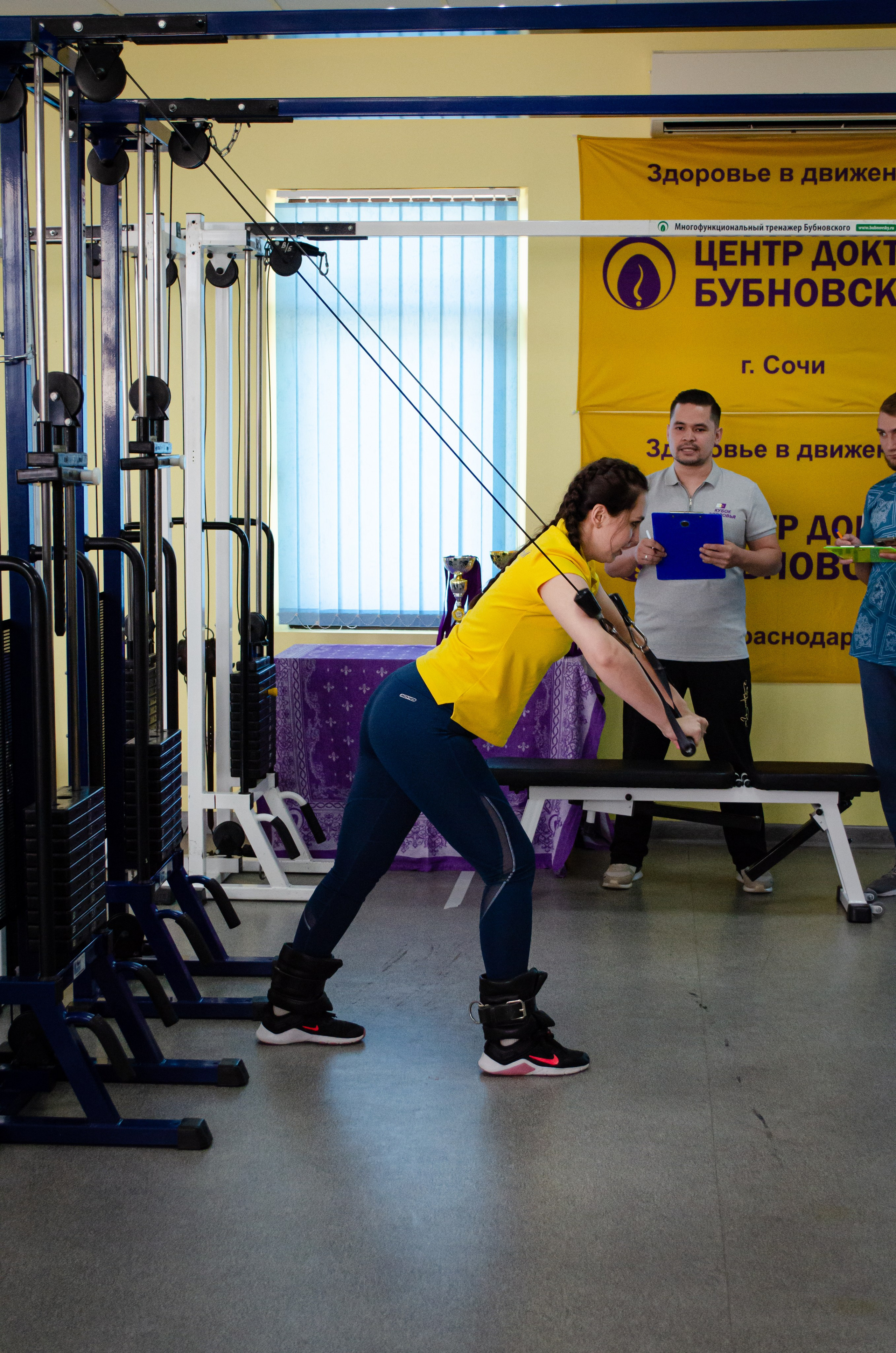 Медицинское спортивное мероприятие. Фотограф