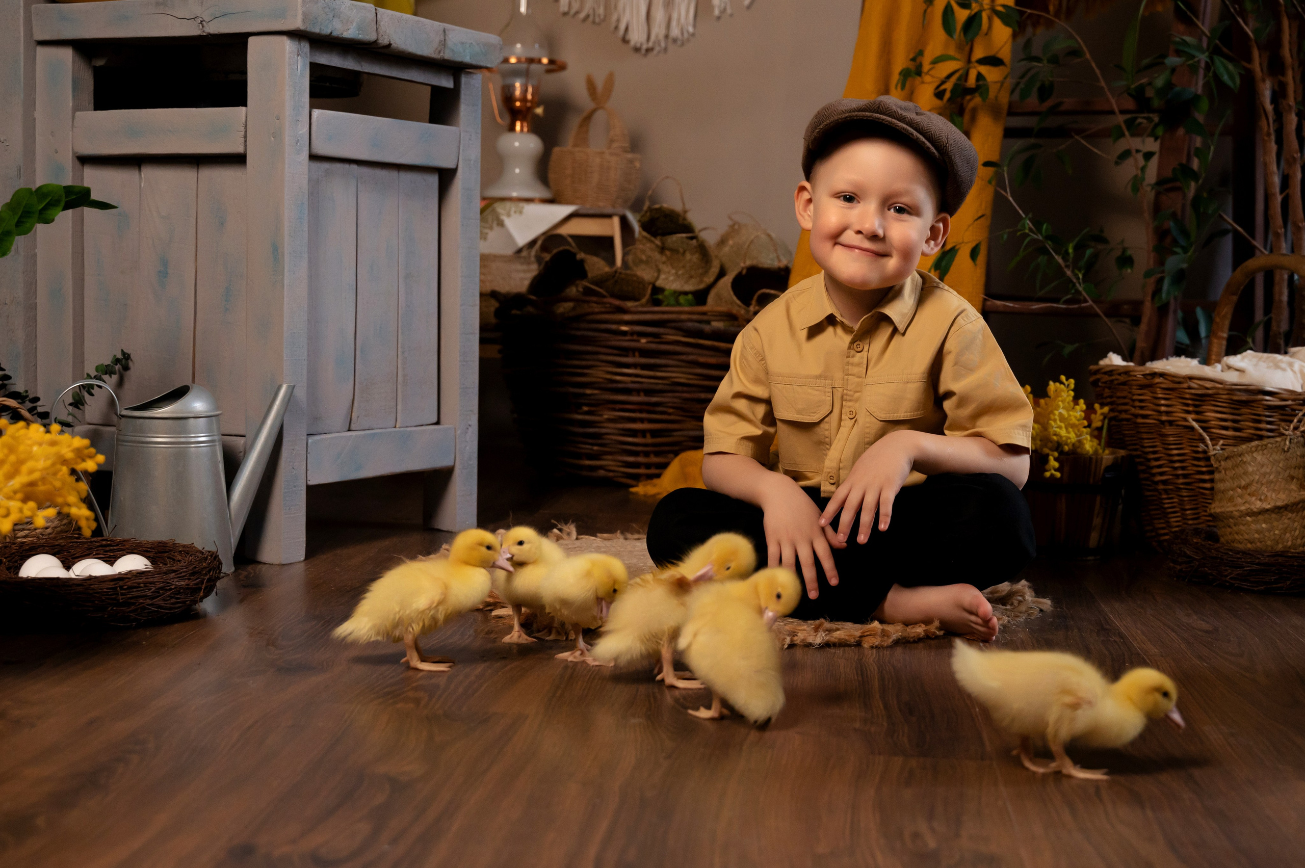 Купание утят. Елена Задорина