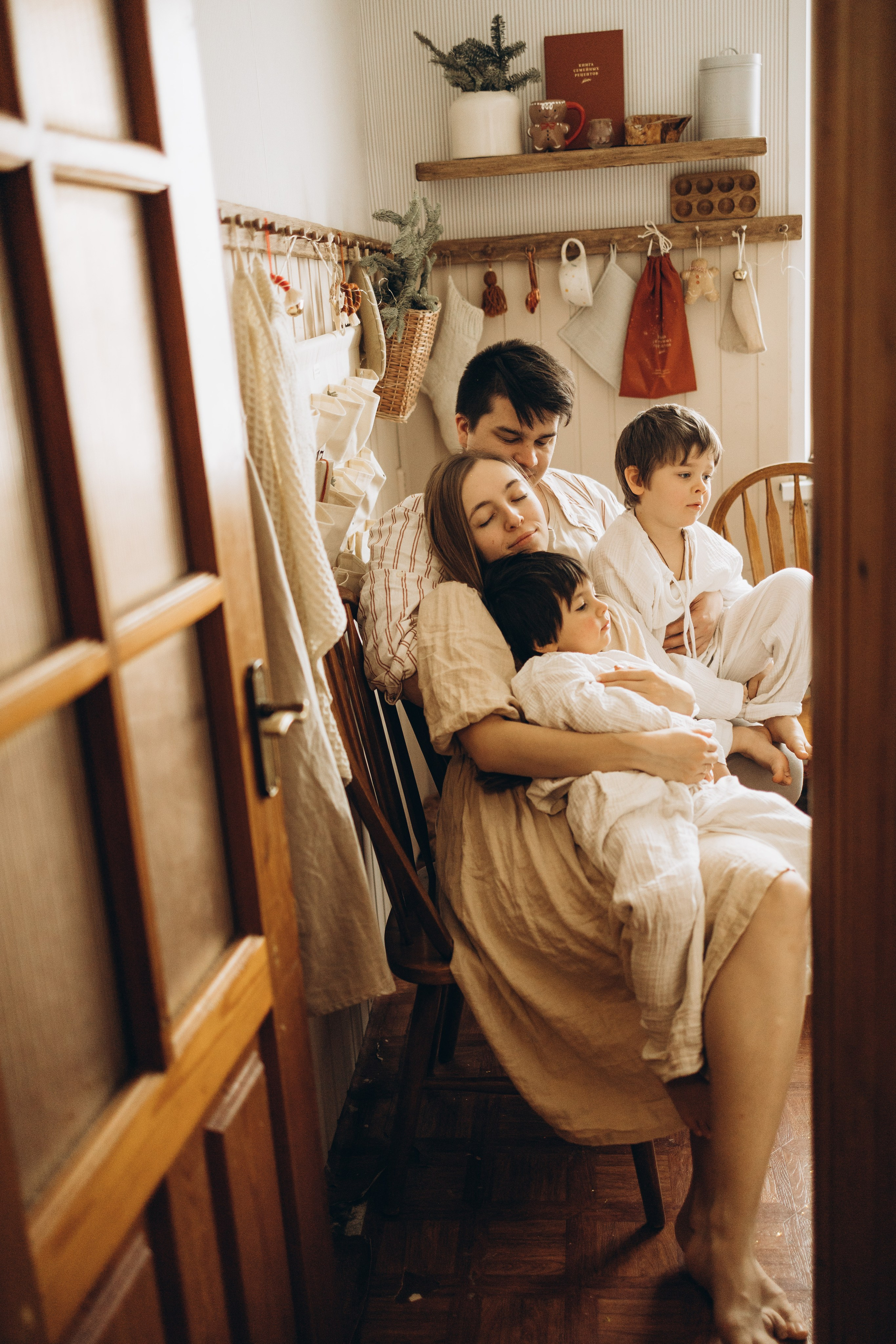 Оля, Саша, Елисей и Демид. Семейный фотограф в Москве Виктория Ястребинская