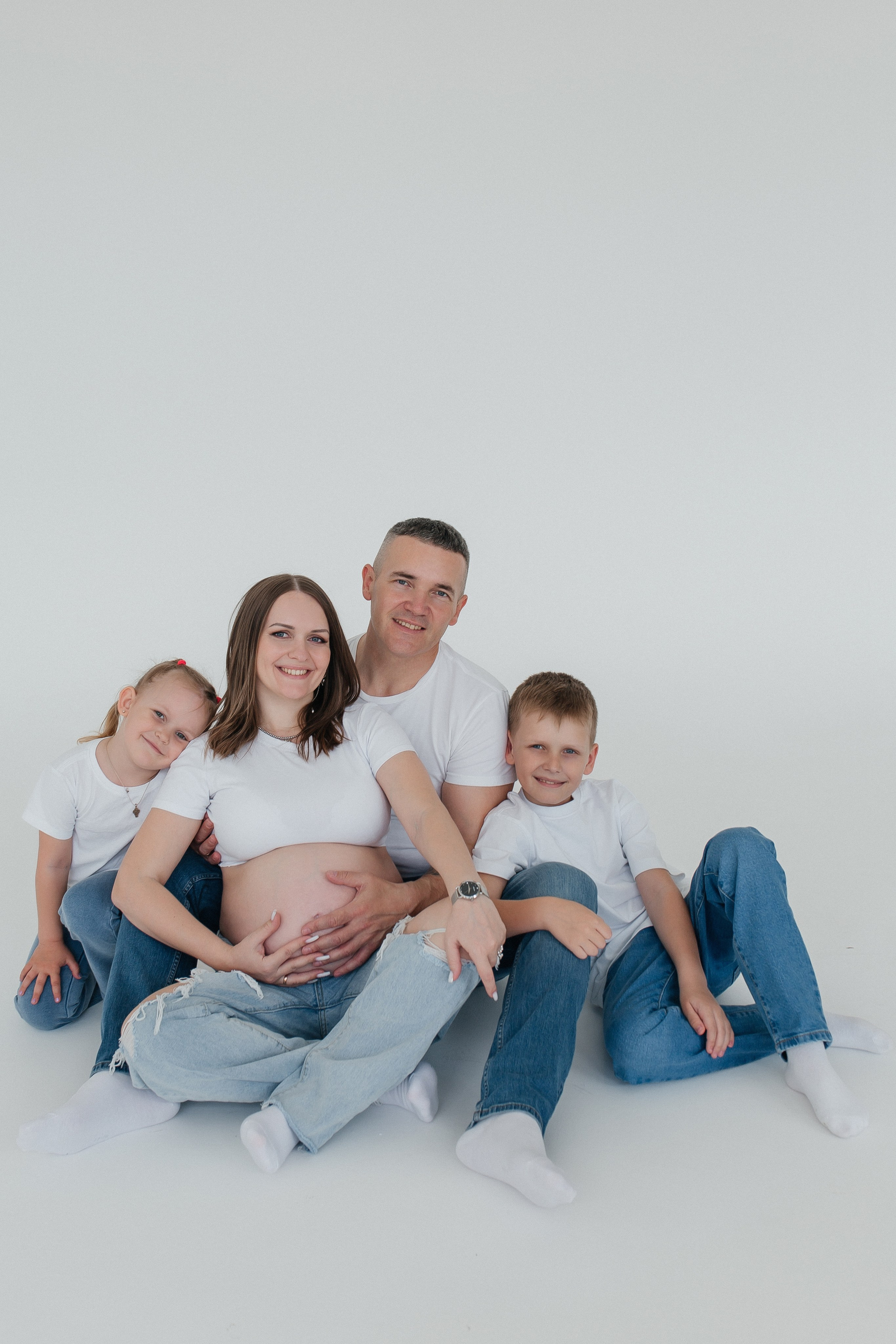 семейная фотосессия беременности