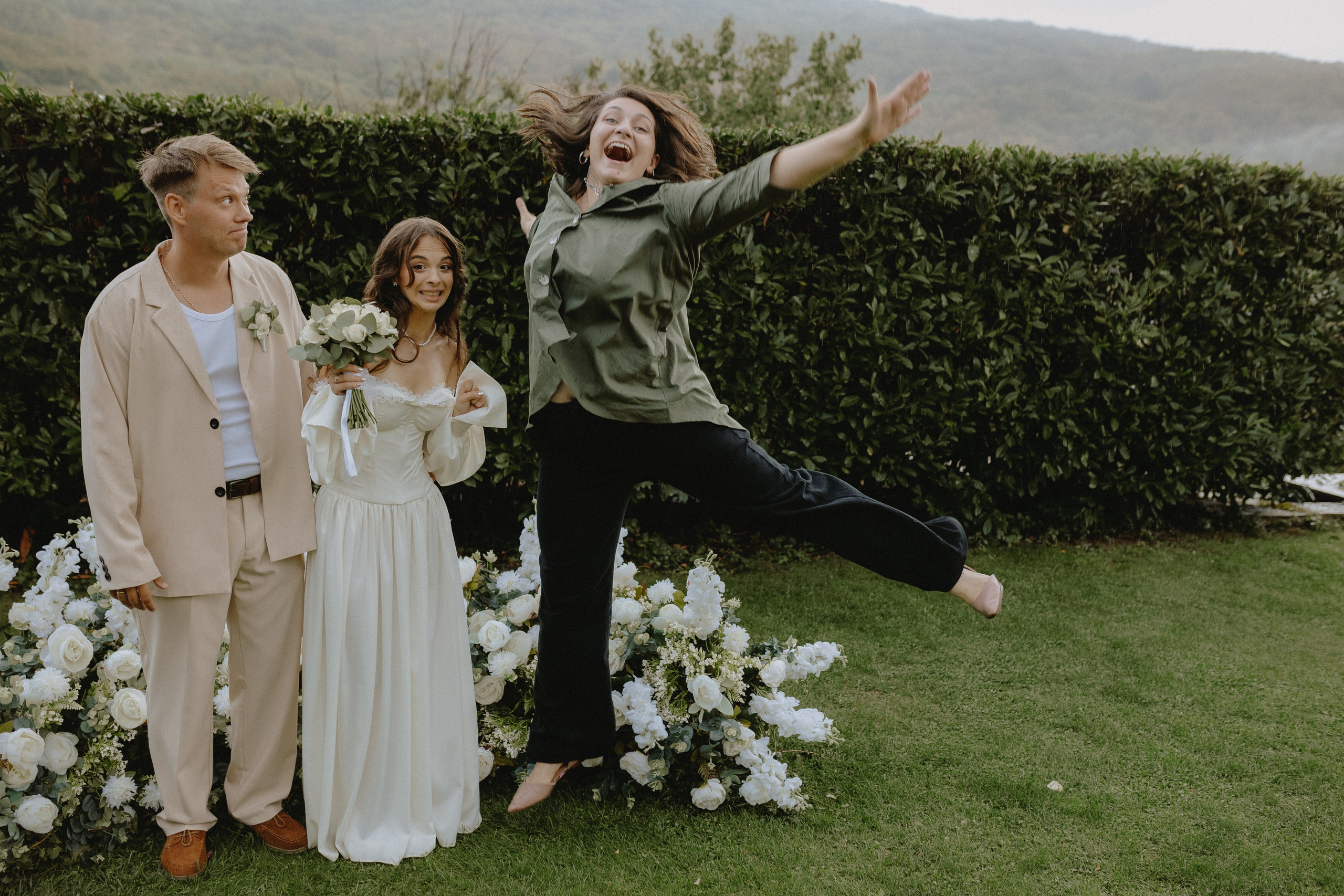 Дима и Настя | Rainy mountain wed | Крым. Свадебный фотограф в Санкт-Петербурге Анастасия Селиванова