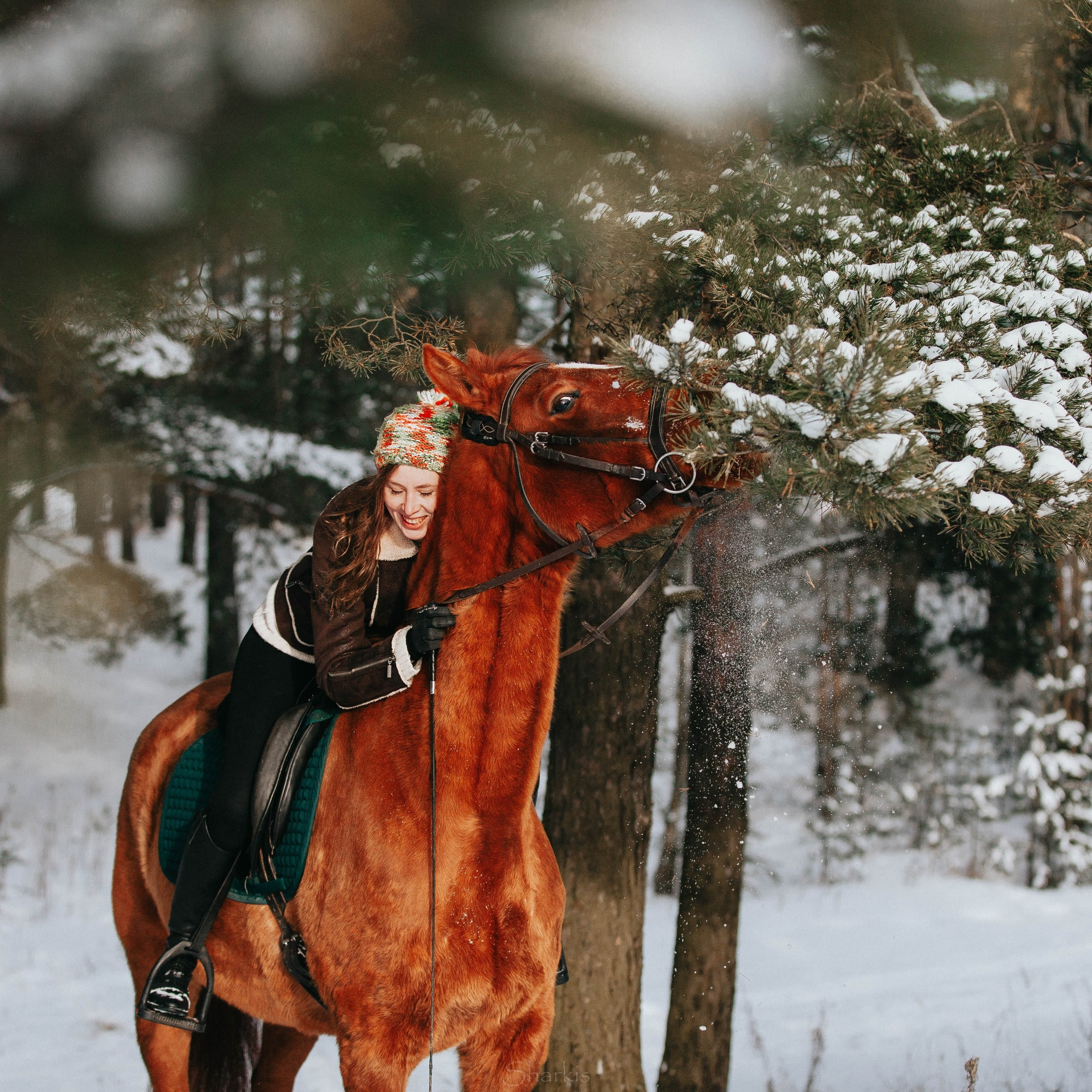 Ирина и Гепард. Фотограф Елизавета Филатова