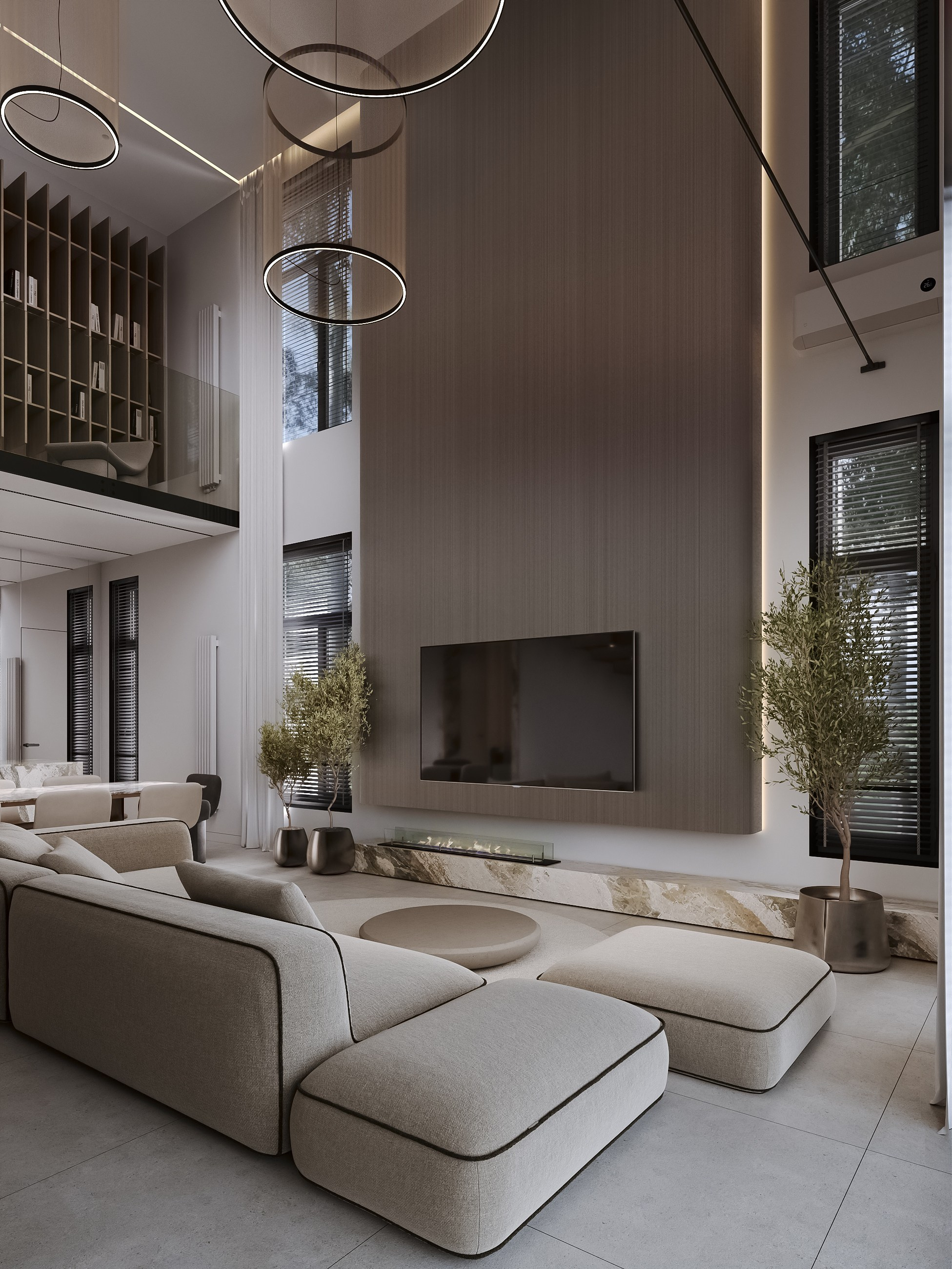 House 215. Визуализация интерьера Corsa Render